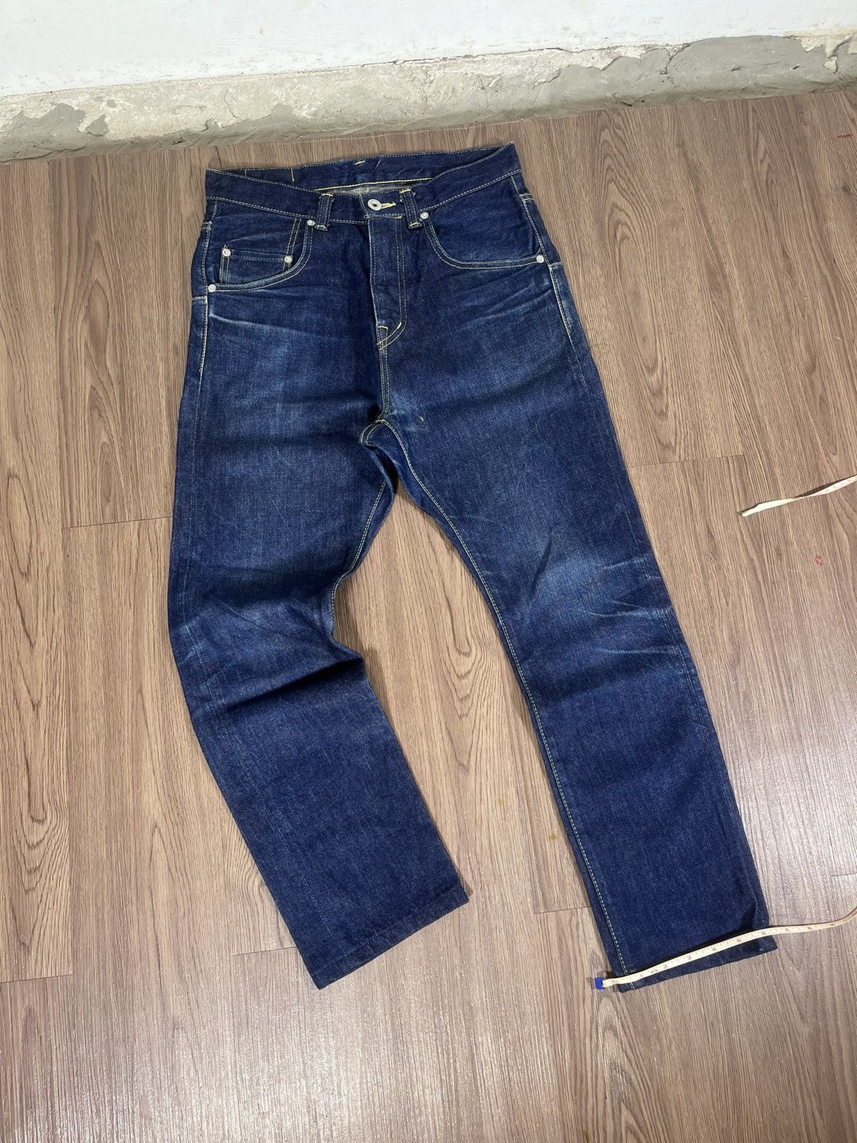 Comme des Garcons AD2010 Comme des Garçons Homme Indigo Denim Size US 29 - 20 Thumbnail