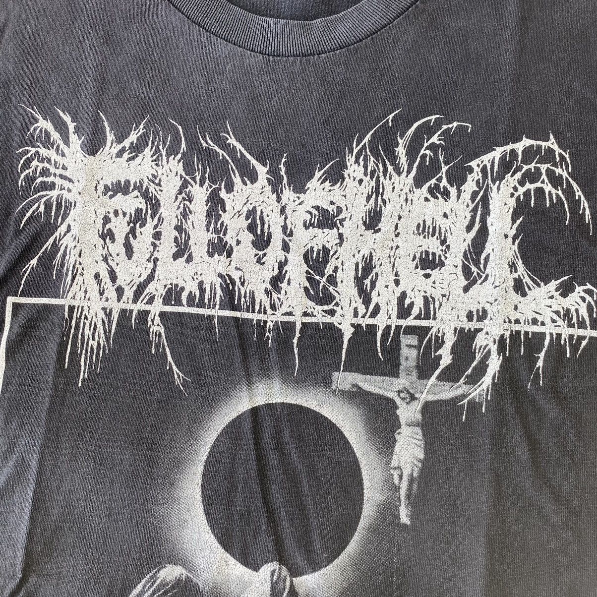 Band Tees Thrashed Faded Full Of Hell Grindcore Band ERD GRUNGE TEE Size US L / EU 52-54 / 3 - 3 Thumbnail