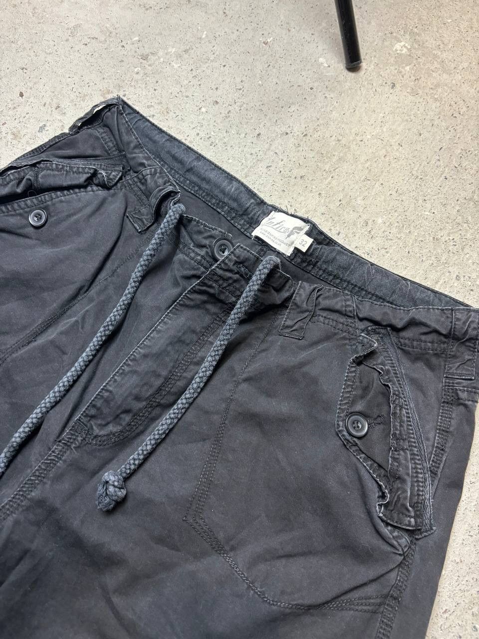 Japanese Brand × Vintage Vintage Y2K On Fire Military Style Cargo Baggy Shorts Size US 32 / EU 48 - 3 Thumbnail