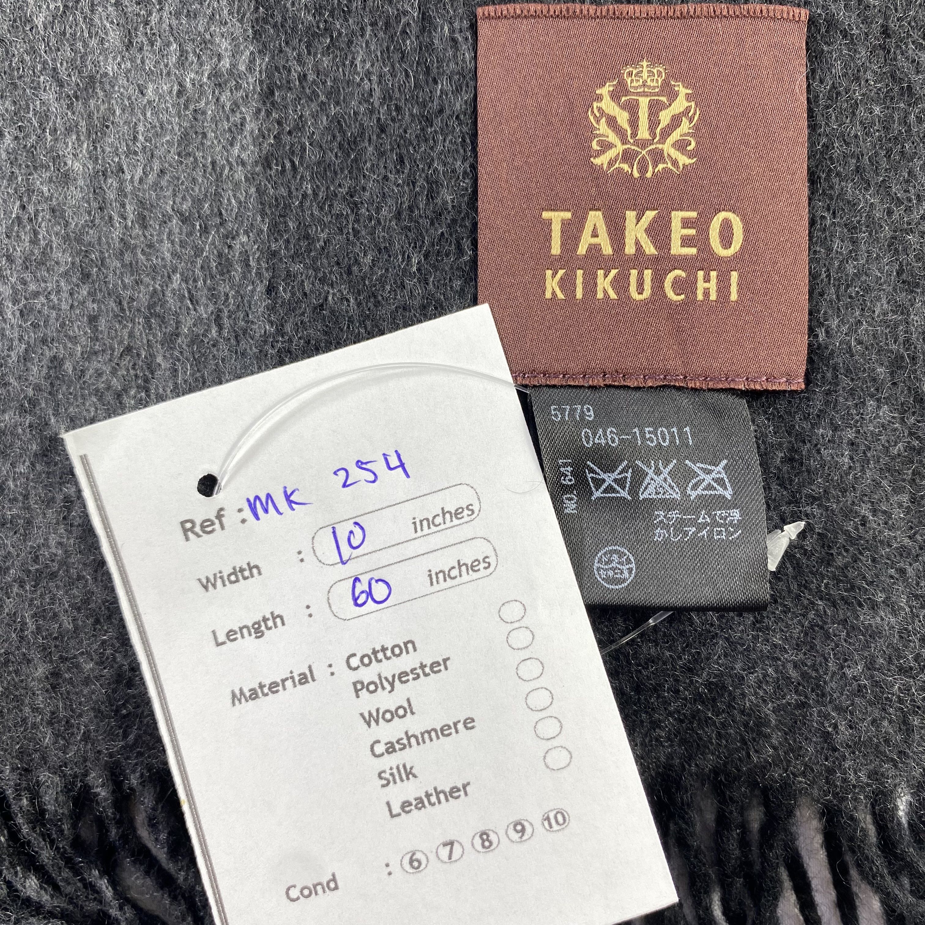 Takeo Kikuchi Takeo Kikuchi Scarf Neck Wrap Cashmere Muffler Size ONE SIZE - 6 Thumbnail