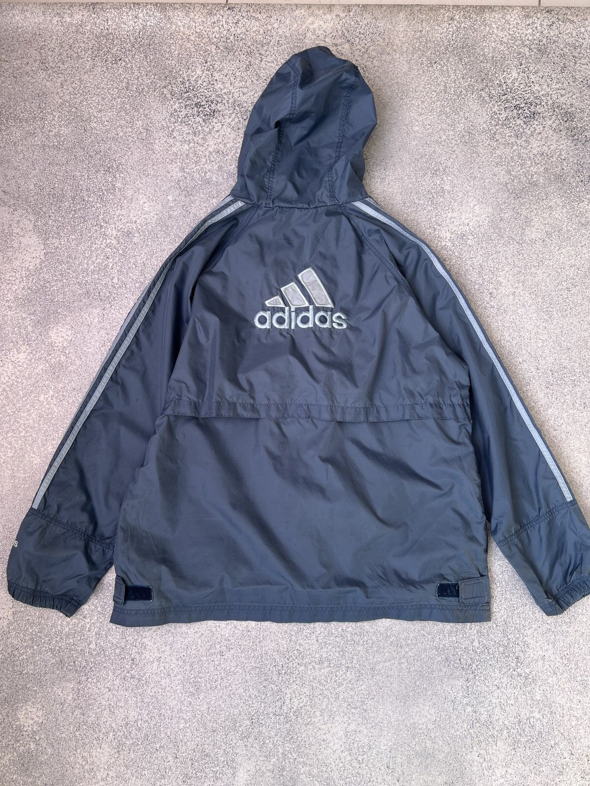 Adidas × Vintage Vintage Adidas Streetwear 90s style blue jacket Size US M / EU 48-50 / 2 - 1 Thumbnail