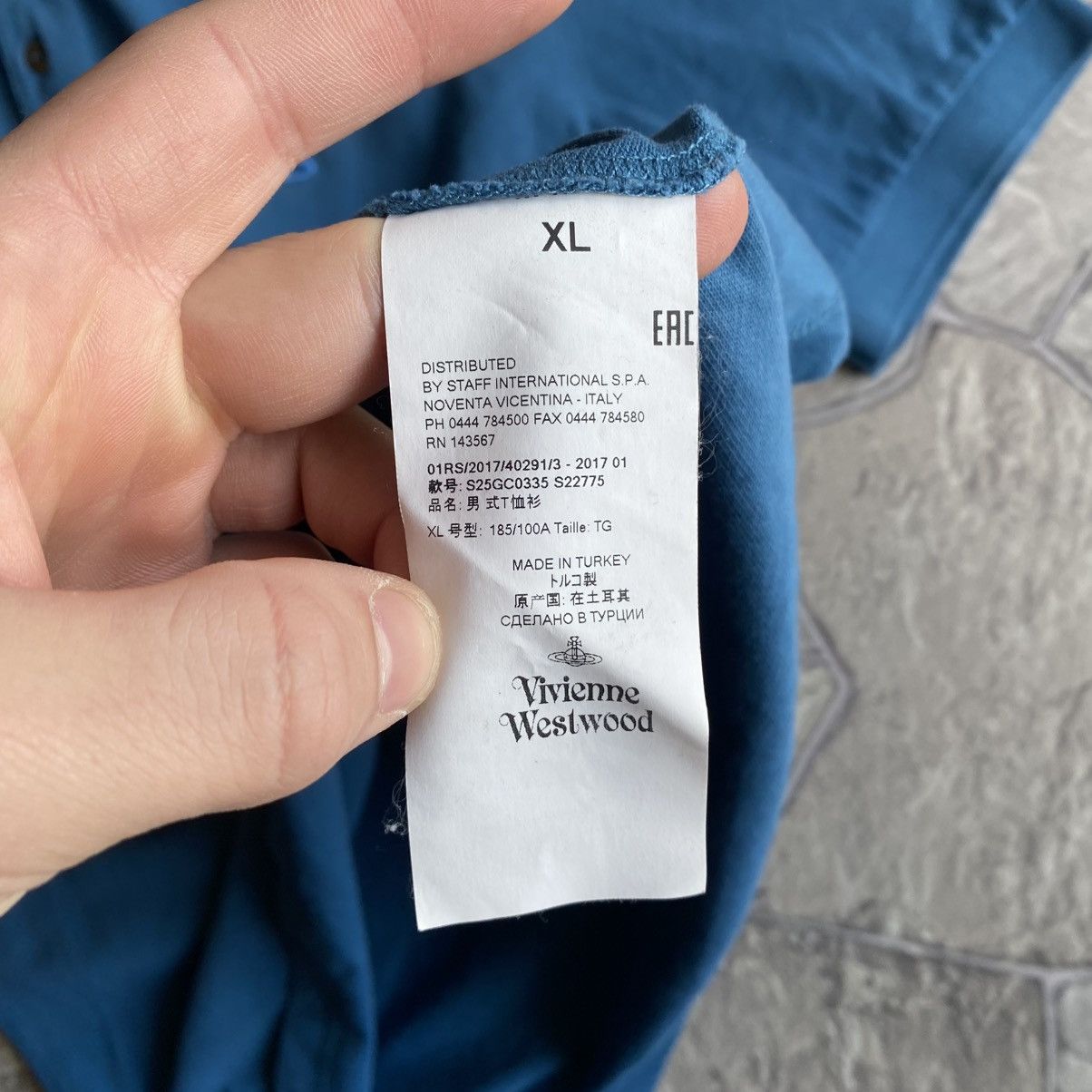 Vivienne Westwood Vivienne Westwood Polo T-Shirt Orb Logo Luxury Size US XL / EU 56 / 4 - 7 Thumbnail