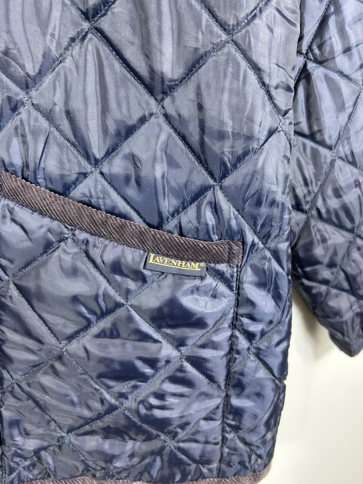 Lavenham × Vintage 🔥Lavenham Hooded Snap Button Quilted Jacket Size US L / EU 52-54 / 3 - 6 Thumbnail
