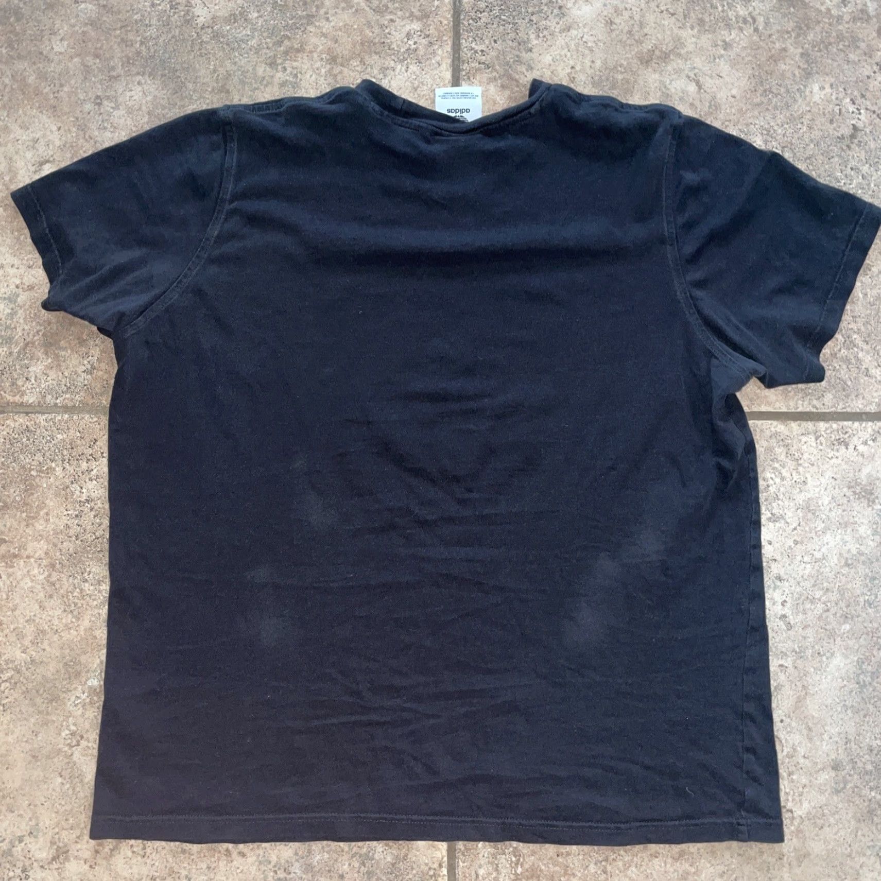Adidas Adidas T-Shirt Mens M Black Logo Regular Size Black Size US M / EU 48-50 / 2 - 4 Thumbnail