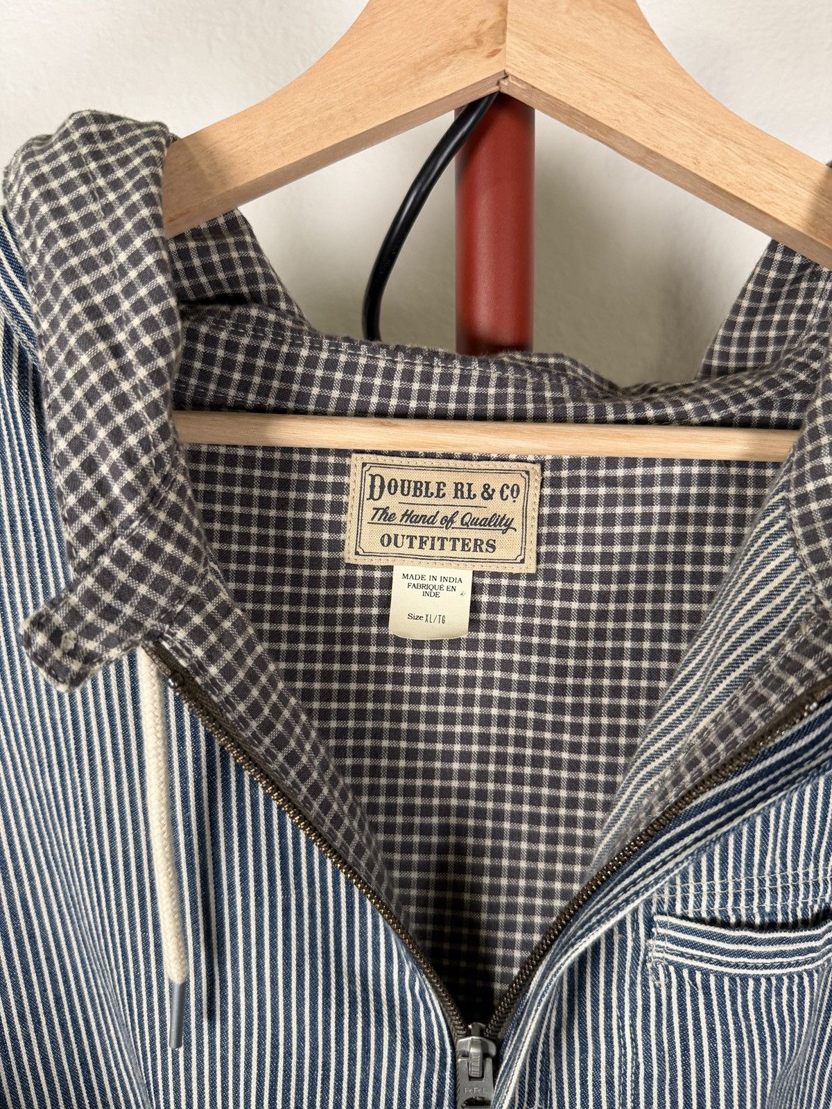 RRL Ralph Lauren Ralph Lauren RRL Hickory Striped Chore Jacket XL Size US XL / EU 56 / 4 - 2 Thumbnail