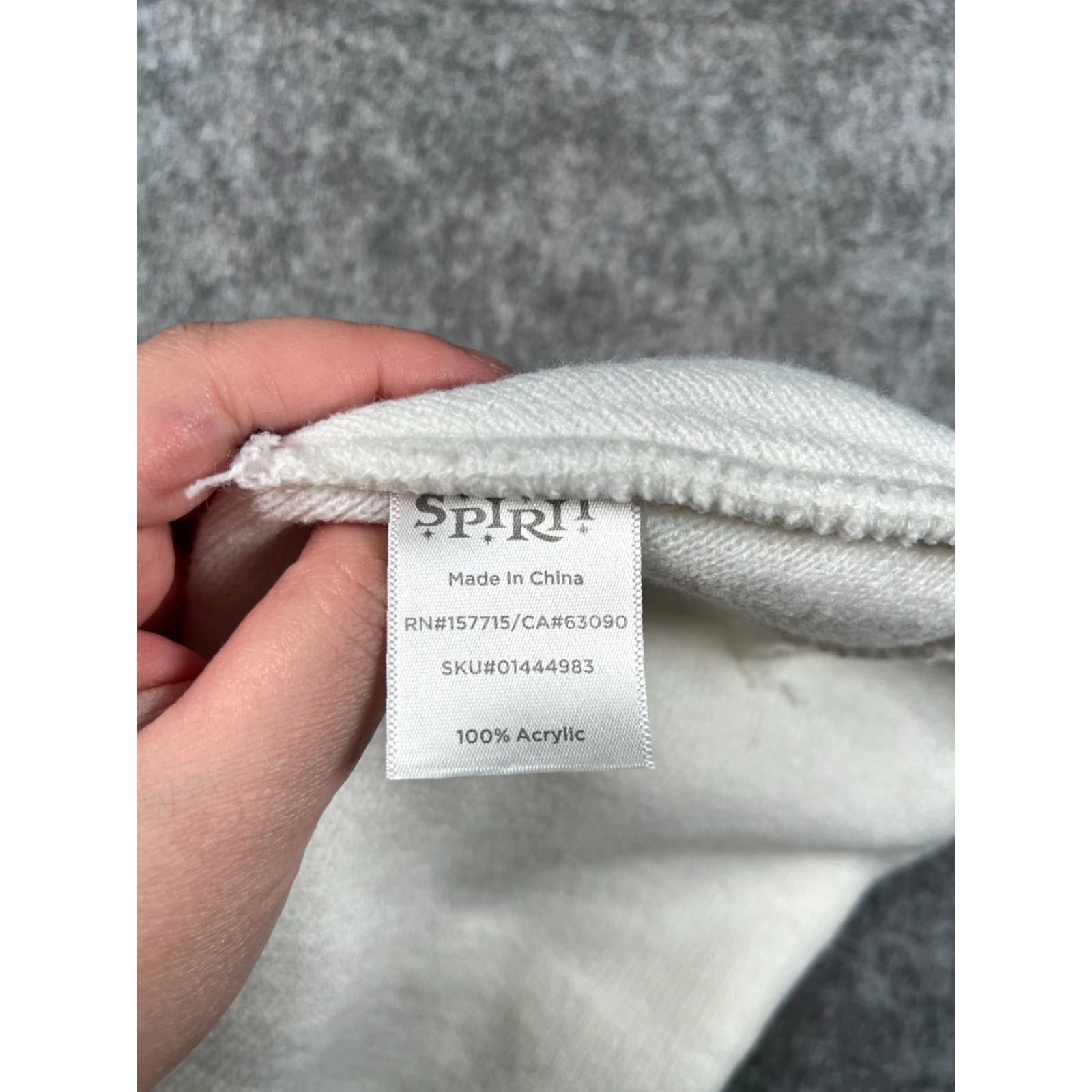 ESPIRIT Spirit Beanie Knit Adult One Size White 100% Acrylic Winter Ski Hat Unisex Mens Womens Beanie Holiday Outdoor Size ONE SIZE - 6 Thumbnail