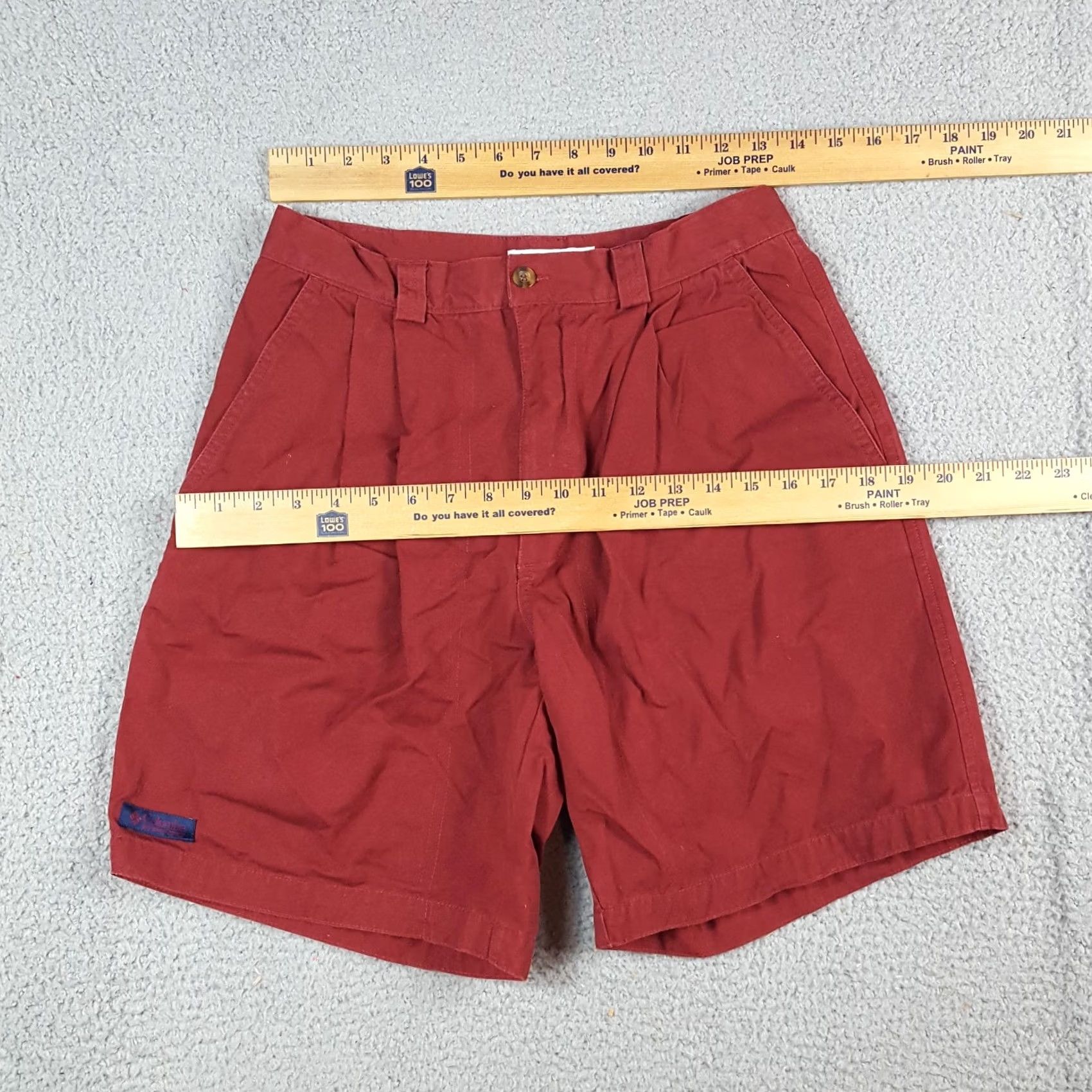 Vintage Columbia Outdoor Hiking Red Canvas Chino Shorts Mens Size 30 Casual Summer 90s 00s Vintage Size US 30 / EU 46 - 6 Thumbnail