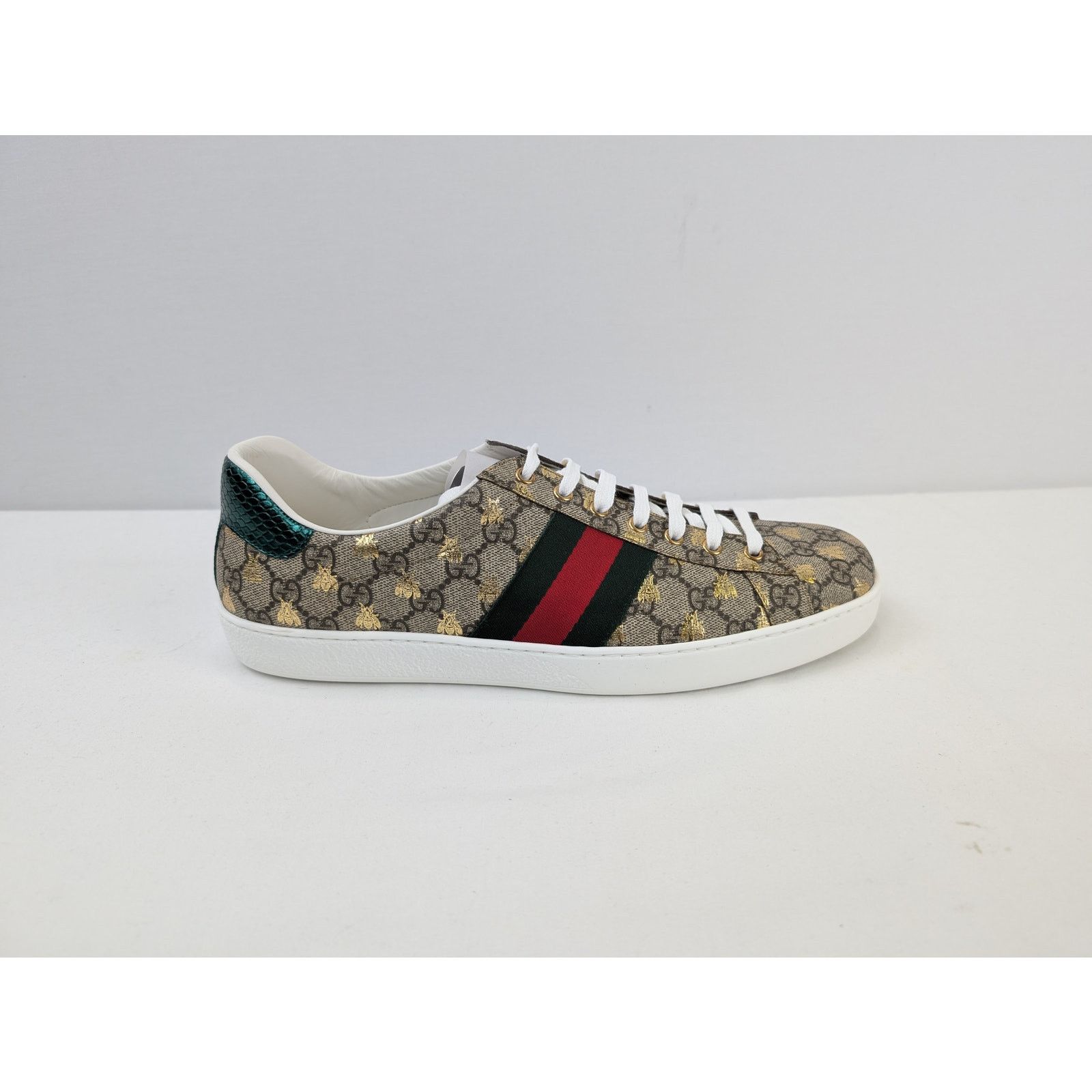 Gucci o1rshd1 Men's Ace GG Supreme sneaker with bees in Multicolor Size US 13 / EU 46 - 6 Thumbnail