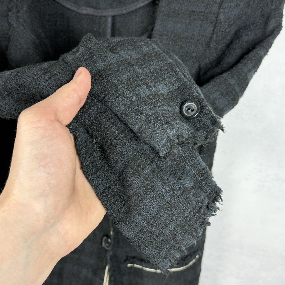 Isabel Marant Isabel Marant Etoile Cotton Acryl Tweed Flenn Blazer Jacket Size XS / US 0-2 / IT 36-38 - 20 Thumbnail