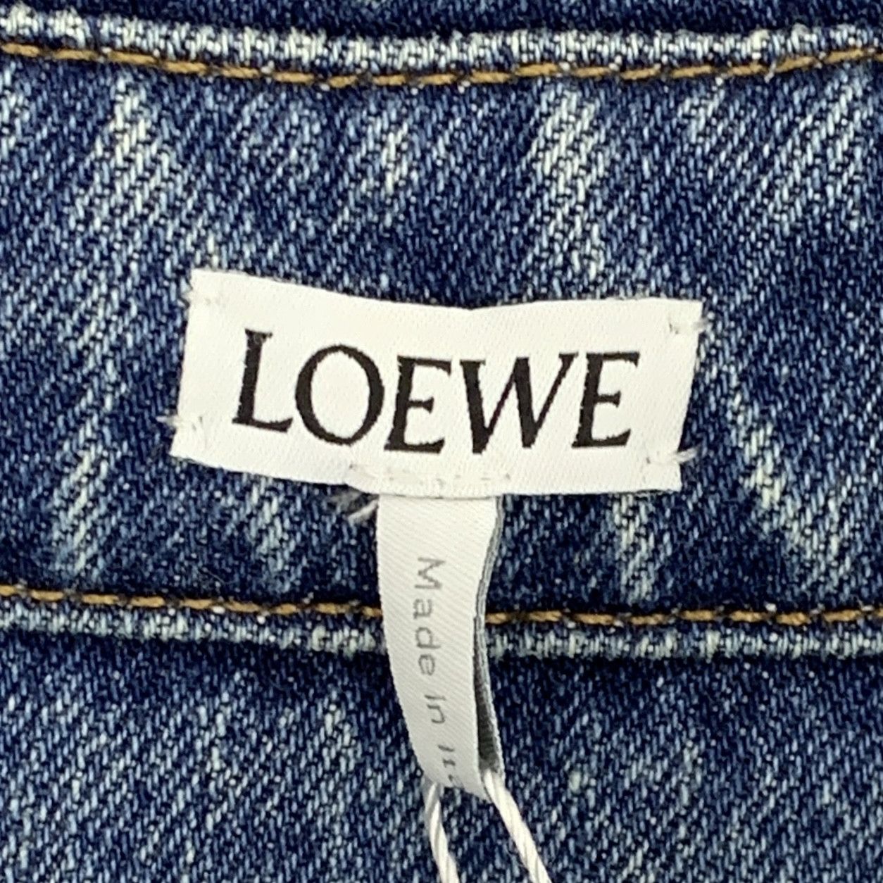 Loewe Loewe Logo Embroidered Denim Shirt Blue (44) Size US S / EU 44-46 / 1 - 7 Thumbnail