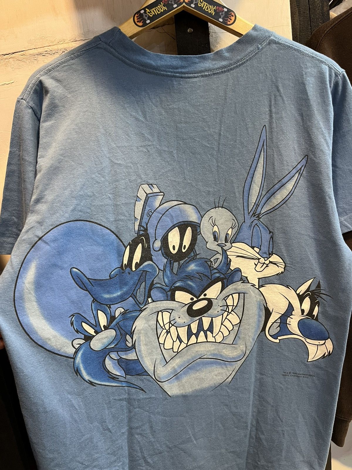 Changes × Vintage × Warner Bros VIBTAGE T SHIRT LOONEY TUNES 1995 Size US L / EU 52-54 / 3 - 2 Thumbnail