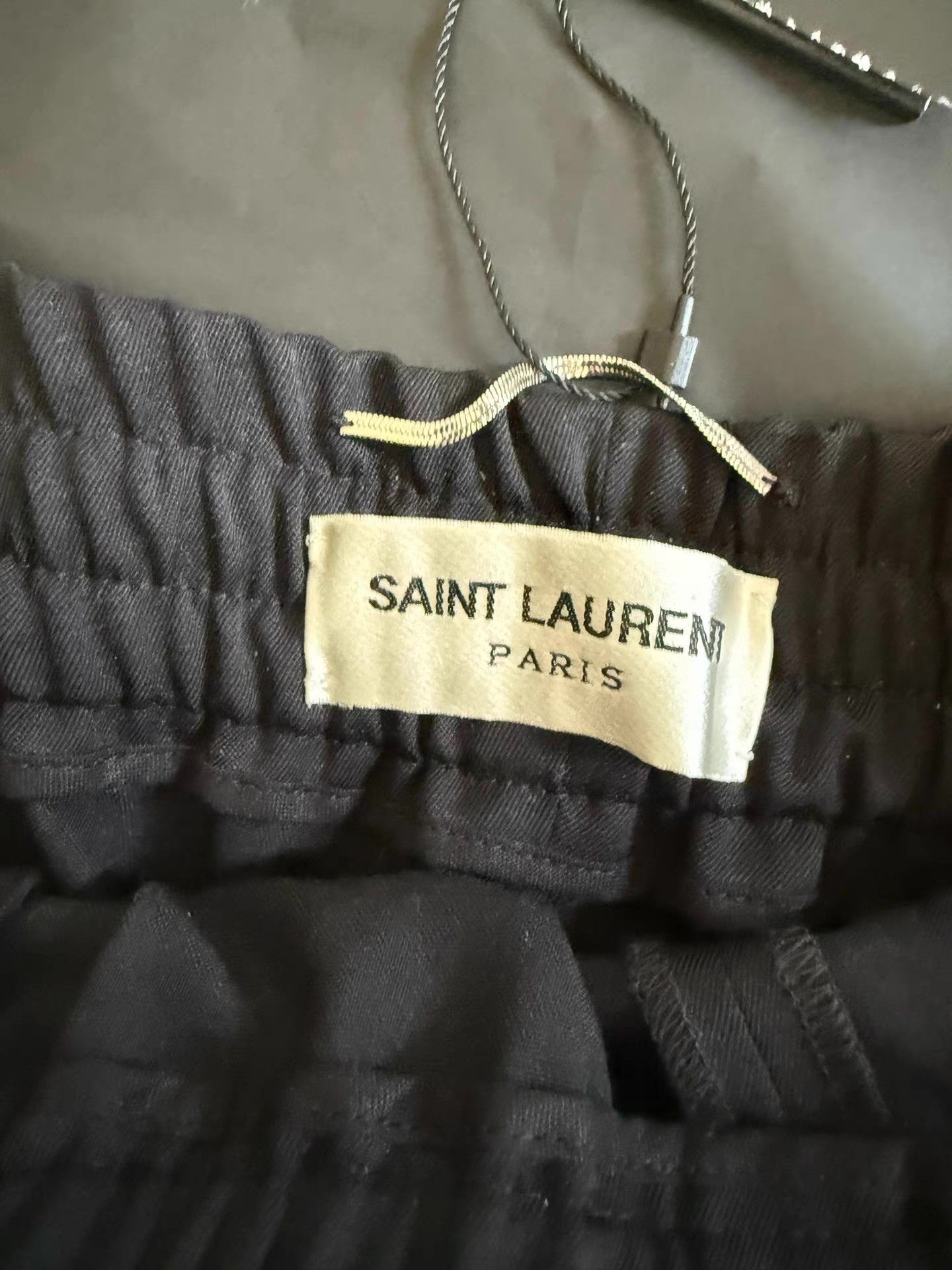 Saint Laurent Paris Saint Laurent Rhinestone Casual Pants Ｑ23 Size US 32 / EU 48 - 4 Thumbnail