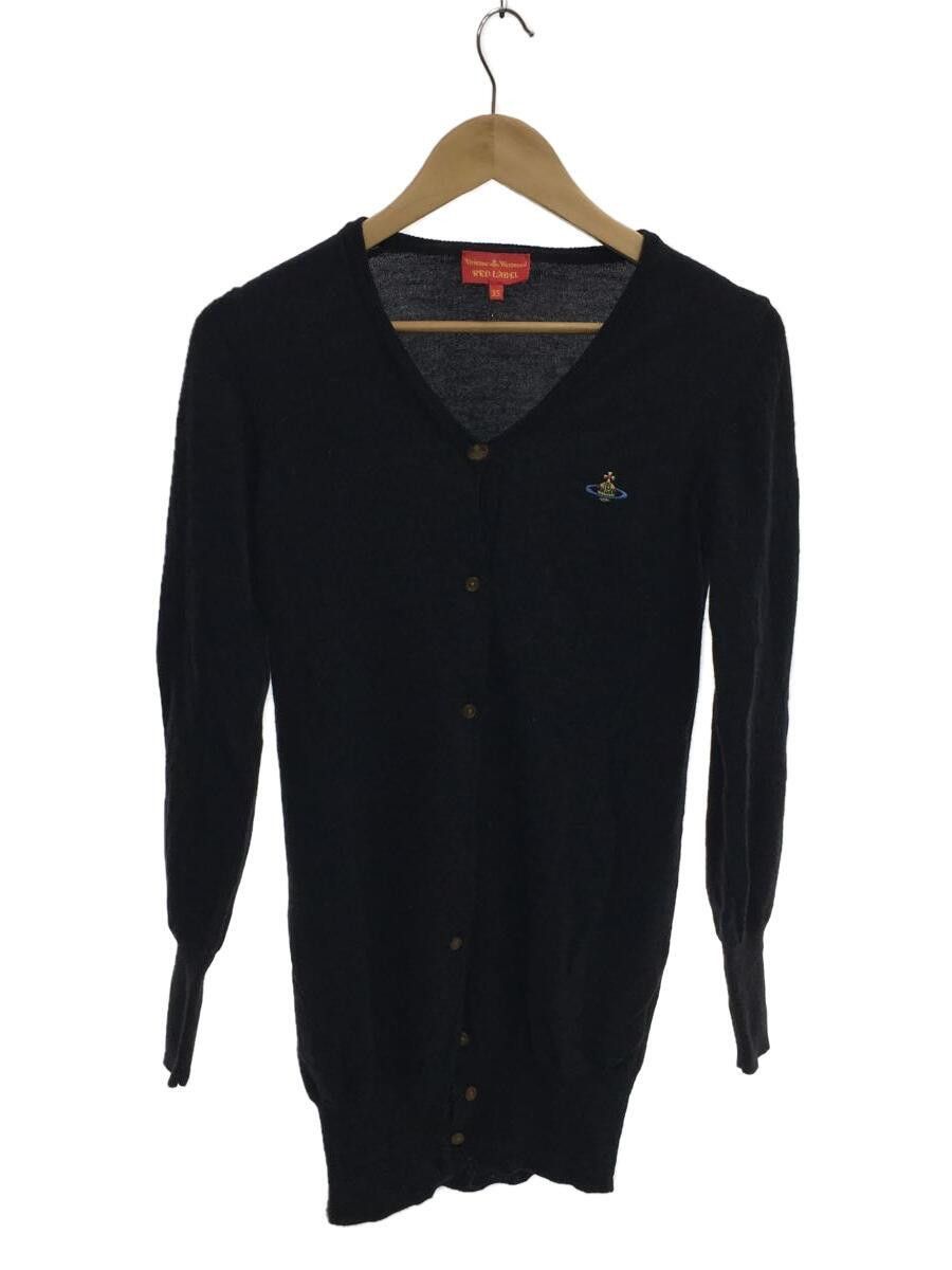 image of Vivienne Westwood Orb Wool Cardigan in Grey, Women's (Size XS)