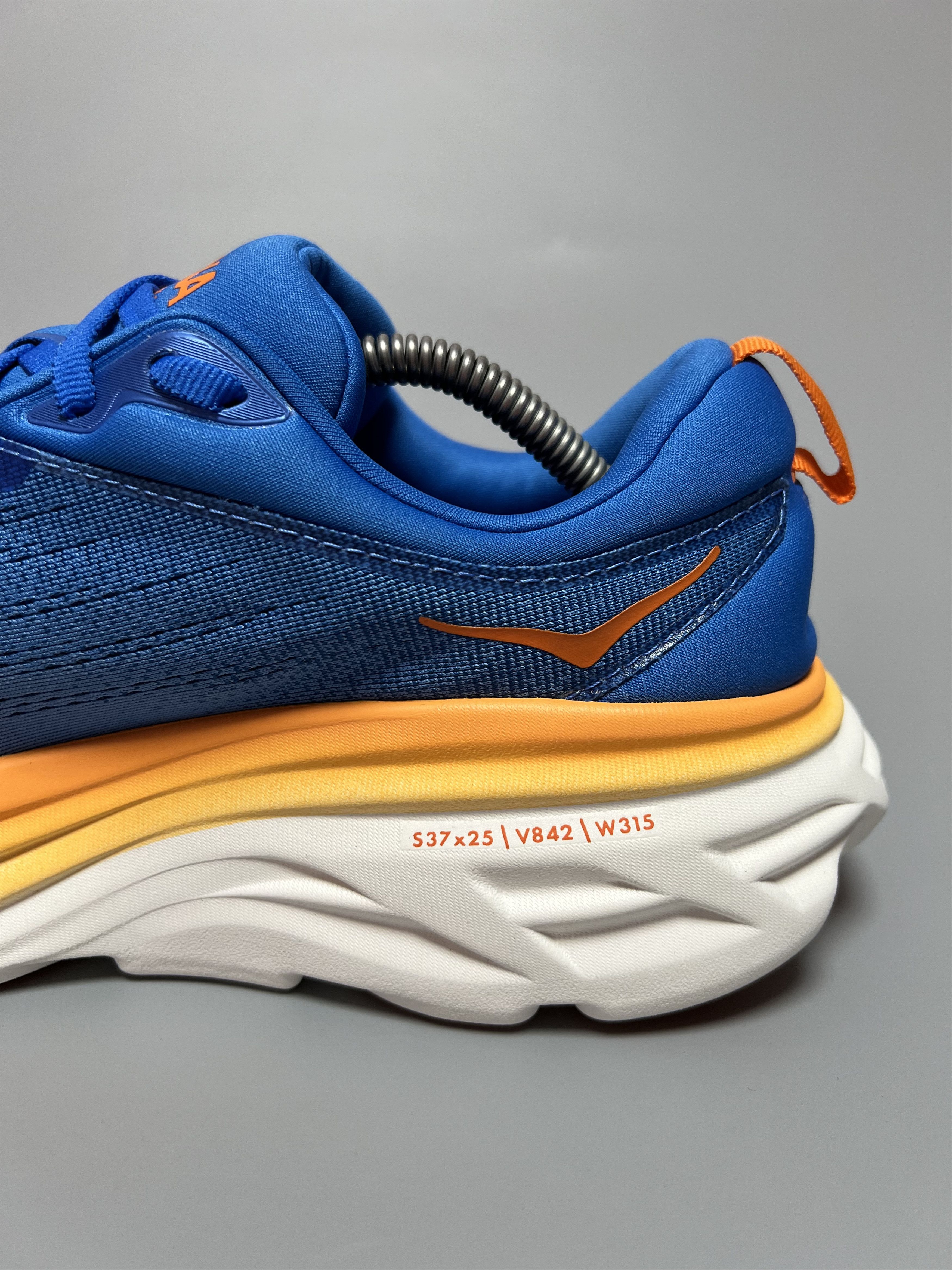 Hoka 9.5D Hoka One One Bondi 8 Men's Running Shoes Gym Walking Size US 9.5 / EU 42-43 - 11 Thumbnail