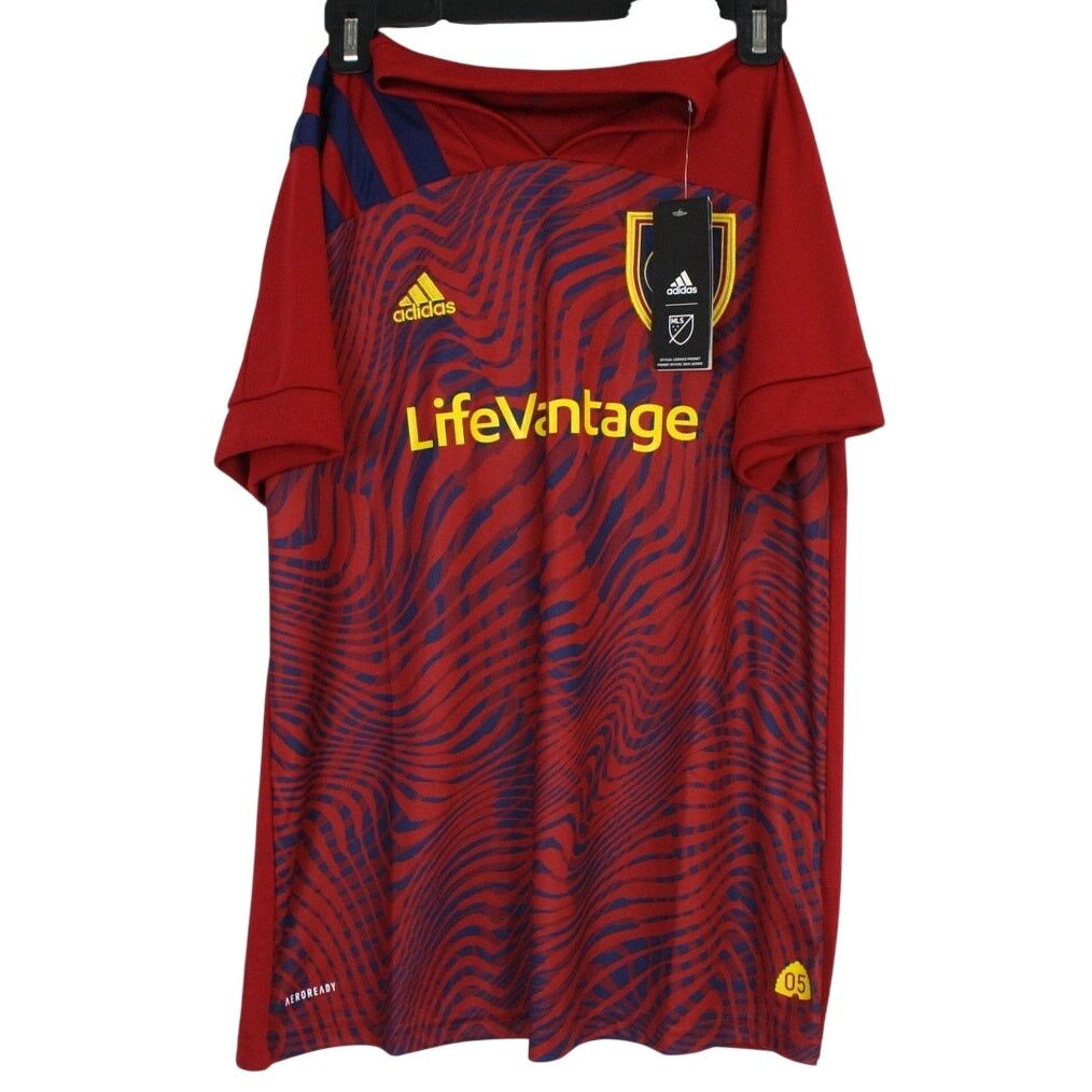 Adidas Adidas Real Salt Lake Jersey M Applewhite MLS Soccer NWT Size US M / EU 48-50 / 2 - 1 Thumbnail