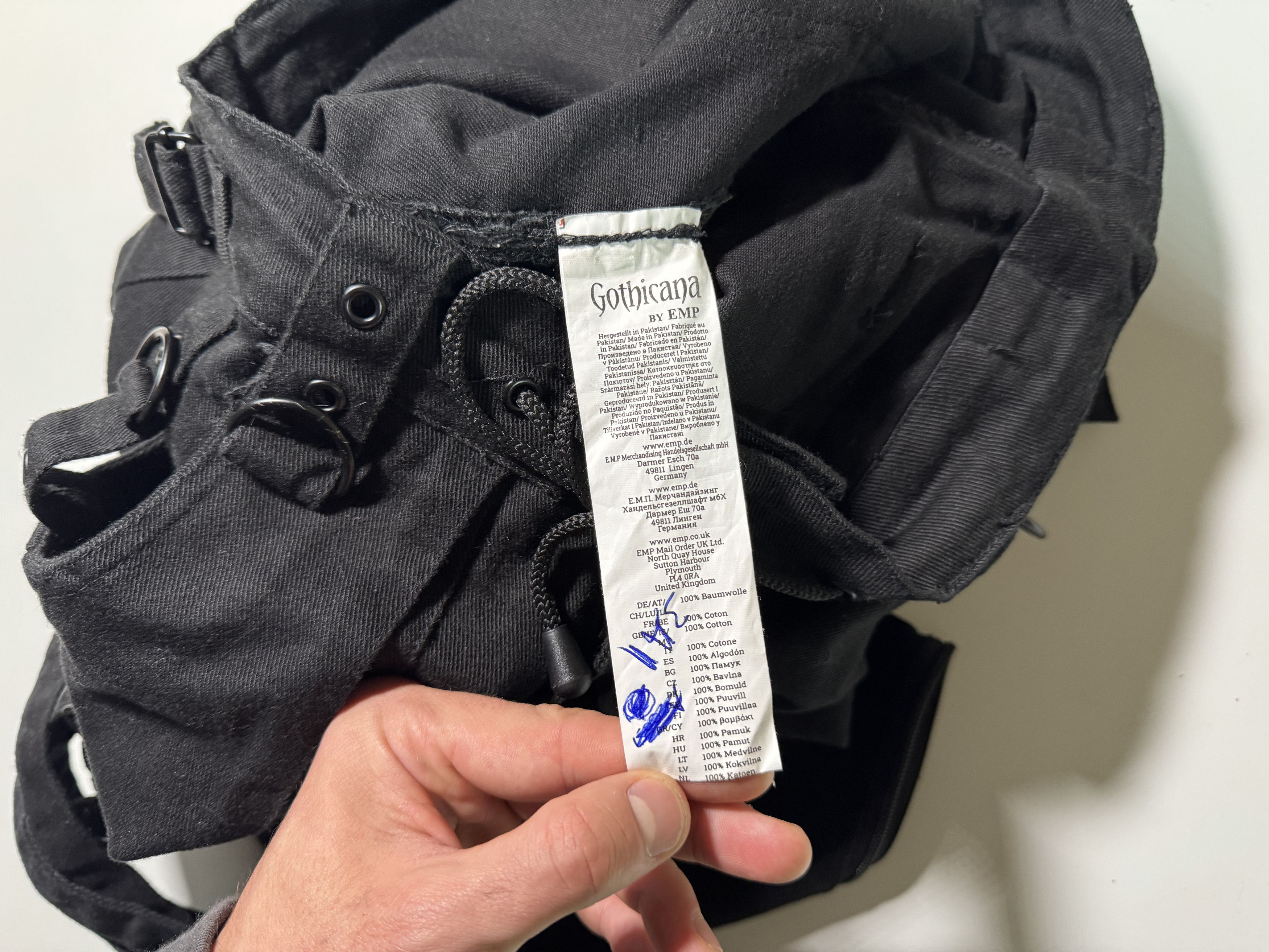 Japanese Brand Gothicana Pants Bondage Straps Avant-Garde Multipocket Cargo Size US 31 - 9 Thumbnail