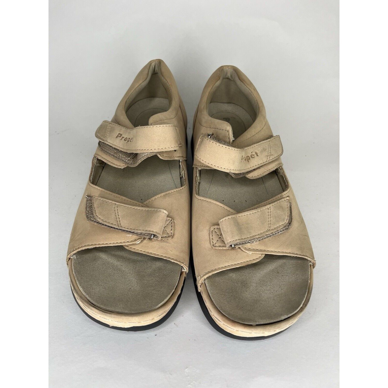 Other Propet Beige Nubuck Comfort Walking Strap Outdoor Sandals Wo Size US 11 / IT 41 - 9 Thumbnail