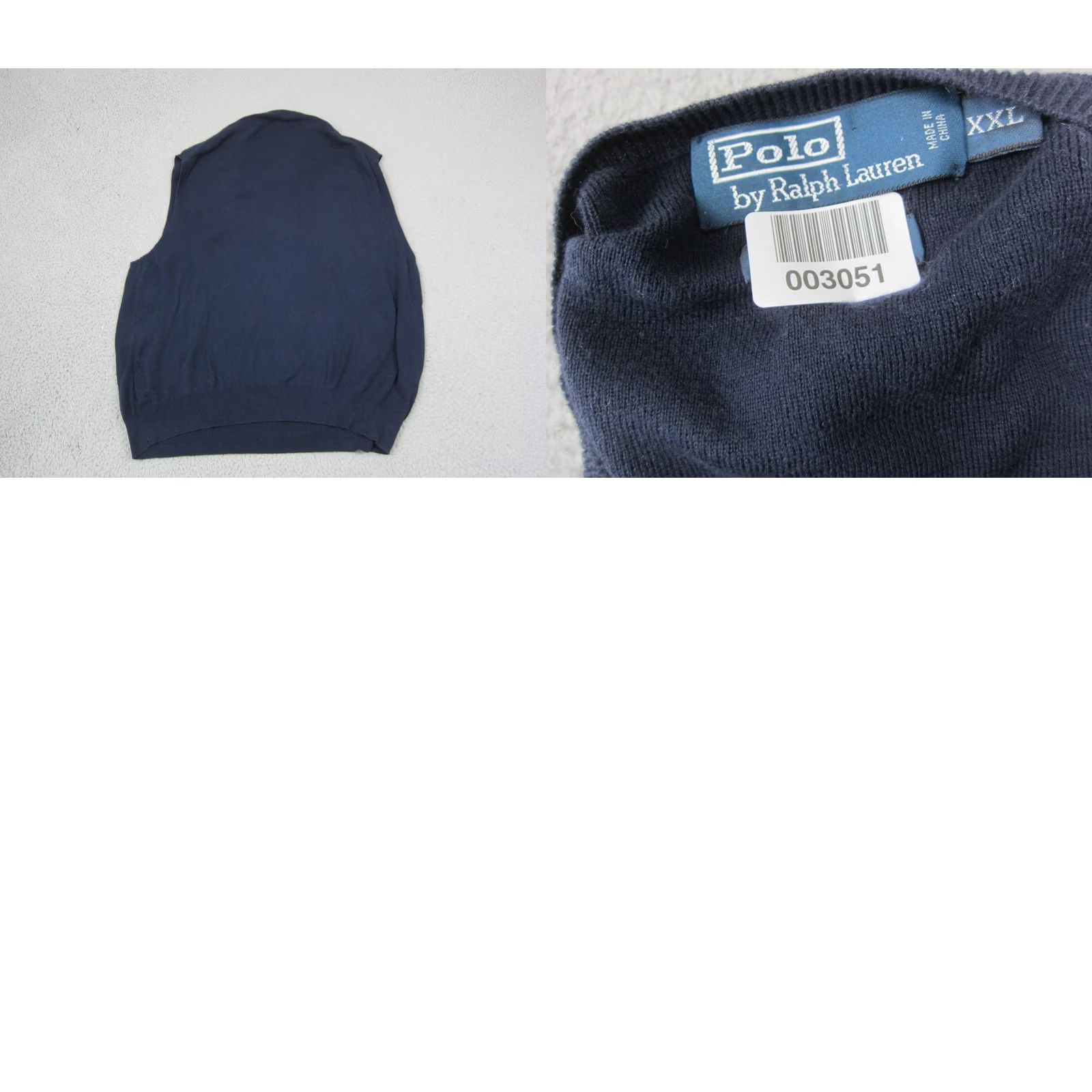 Polo Ralph Lauren Vintage Polo Ralph Lauren Vest Mens 2XL Blue Knit V Neck Golf 90s Size US XXL / EU 58 / 5 - 8 Thumbnail