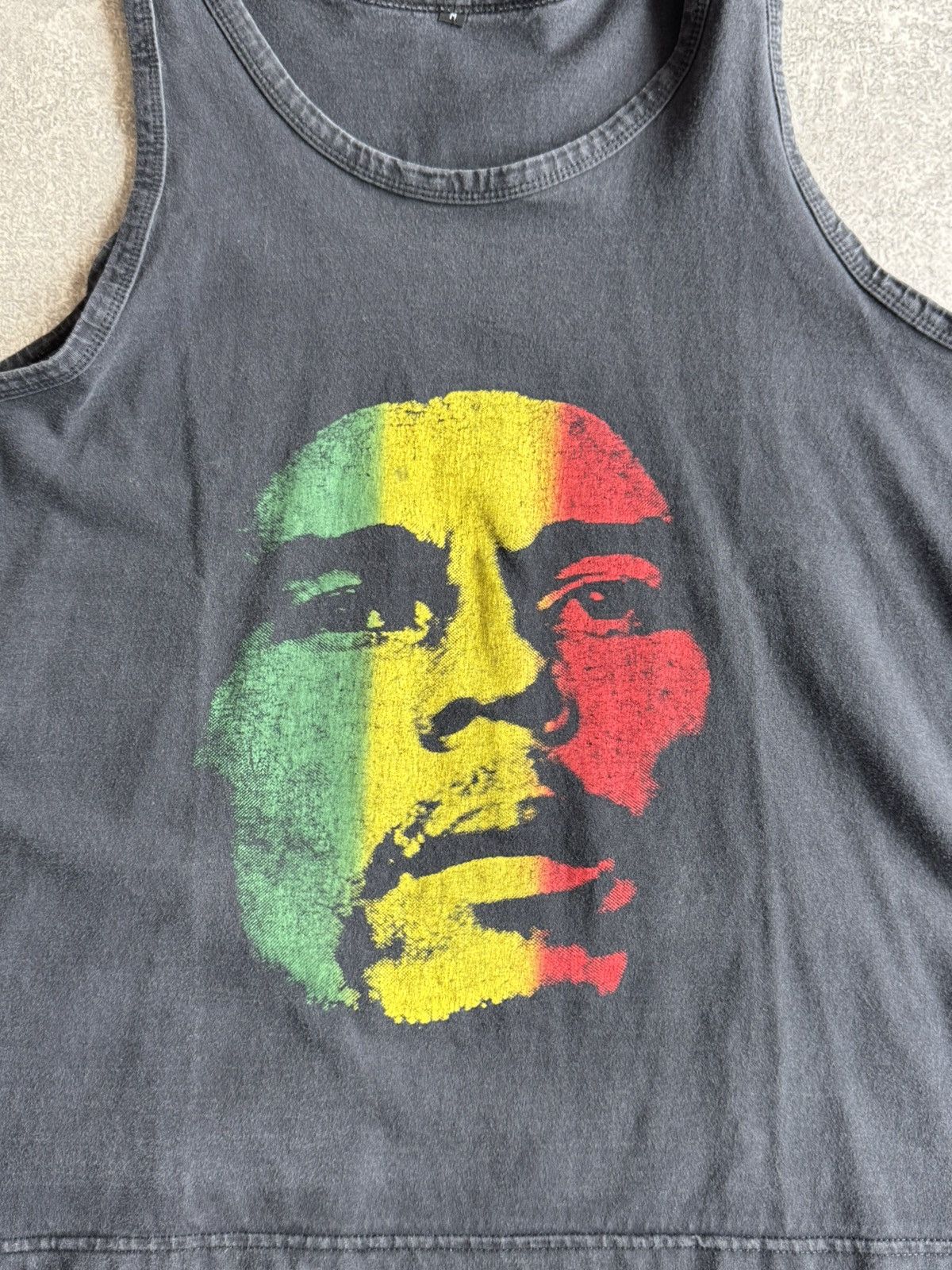 Bob Marley Vintage 90s Bob Marley Rasta Tank Top Size US M / EU 48-50 / 2 - 2 Thumbnail
