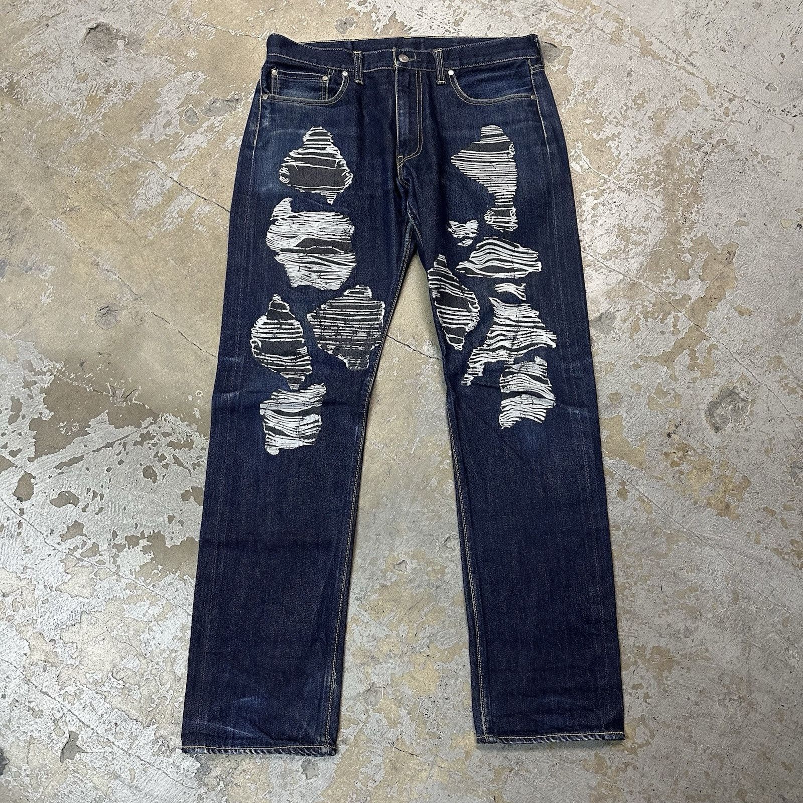Billionaire Boys Club × Hypebeast × Icecream Billionaire Boys Club Selvedge Denim Jeans Medium 34x31 Size US 34 / EU 50 - 1 Thumbnail