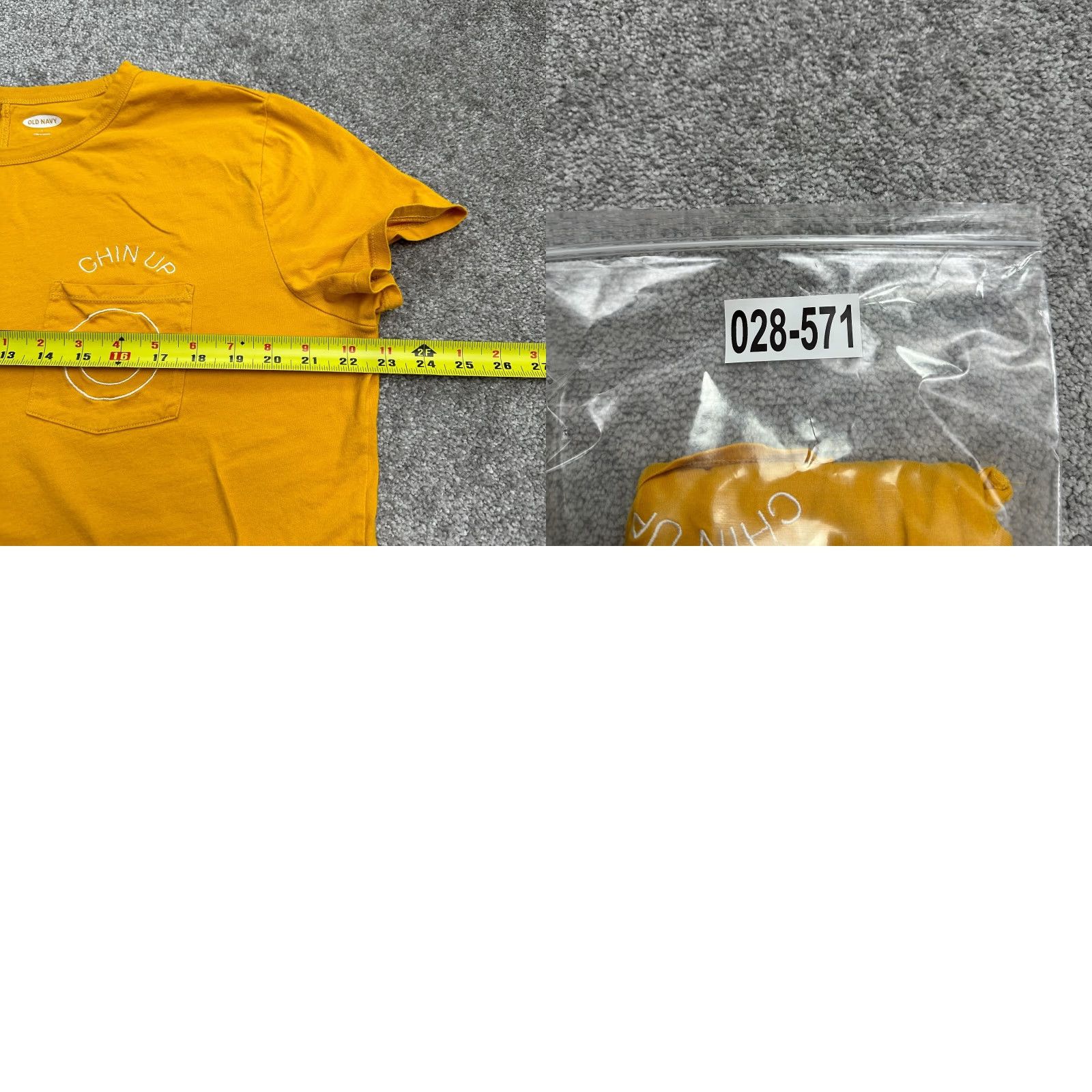Old Navy Old Navy T-Shirt Womens Large Orange Cotton Pocket Tee Round Neck Short Sleeve Size L / US 10 / IT 46 - 8 Thumbnail