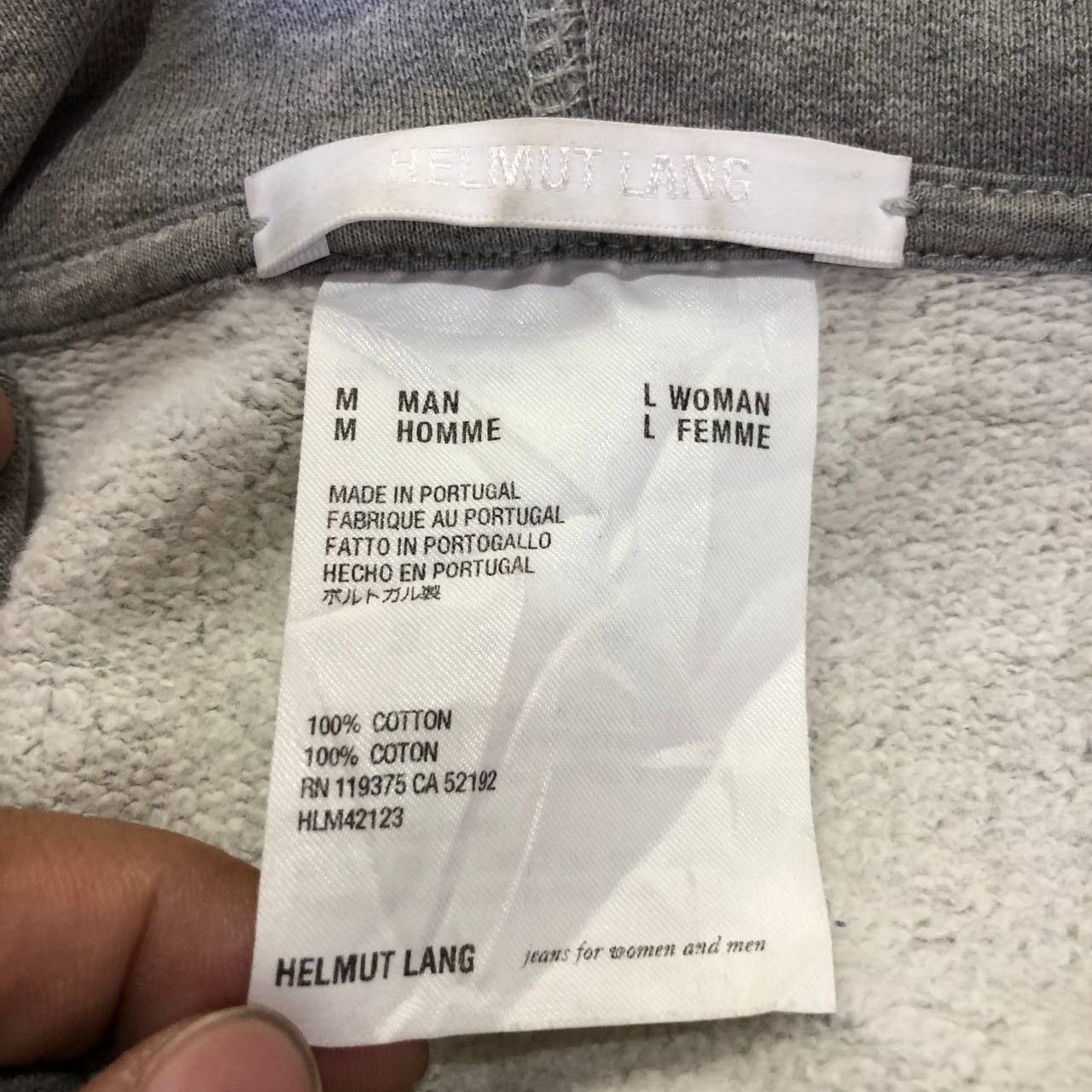 Helmut Lang Helmut Lang HL Logo embroidered hoodie Size US M / EU 48-50 / 2 - 8 Thumbnail