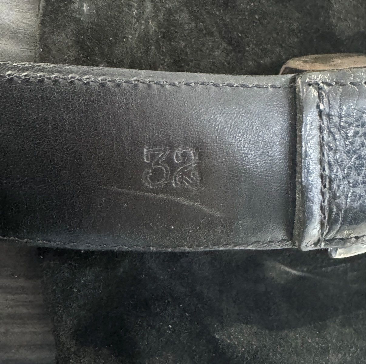 Chrome Hearts 32inch Chrome Hearts 3PC Cross Leather belt Size ONE SIZE - 7 Thumbnail