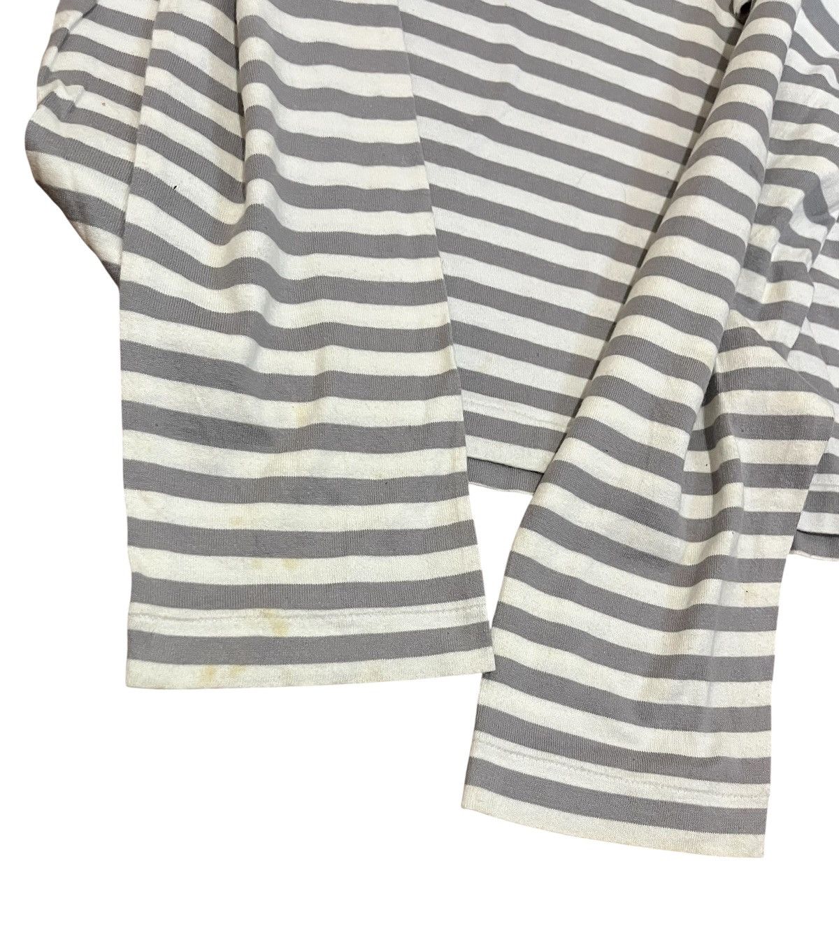 Comme des Garcons Cdg play AD2017 striped mini heart logo longsleeve Size US M / EU 48-50 / 2 - 2 Thumbnail