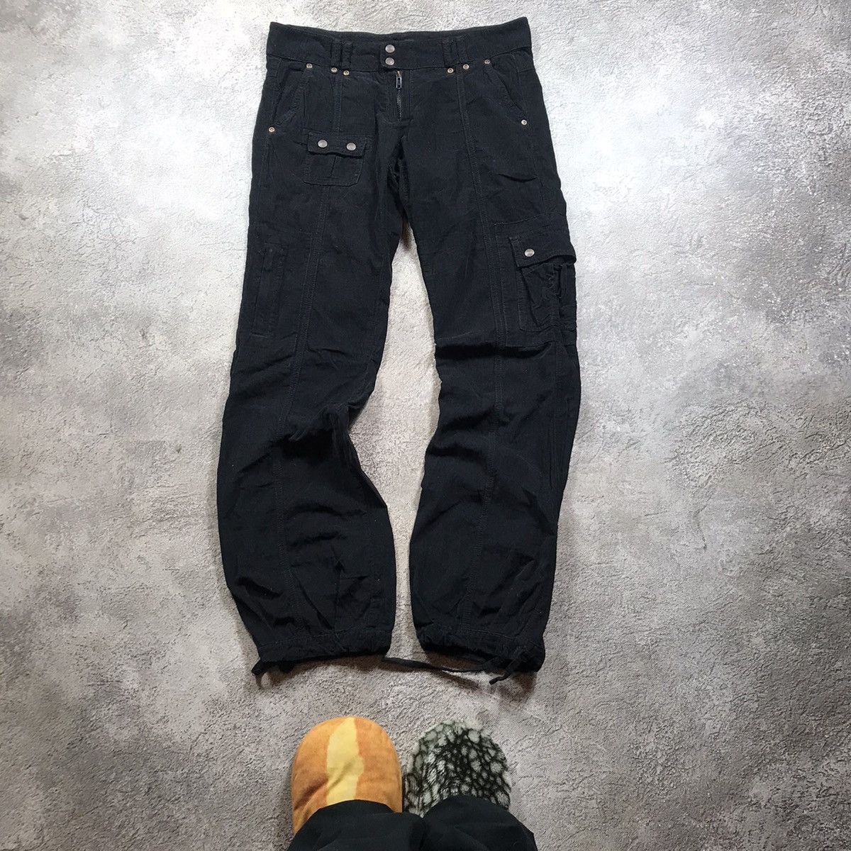 Vintage Vintage Y2K Baggy Distressed Cargo Pants Skate Streetwear 30 Size 30" / US 8 / IT 44 - 2 Thumbnail