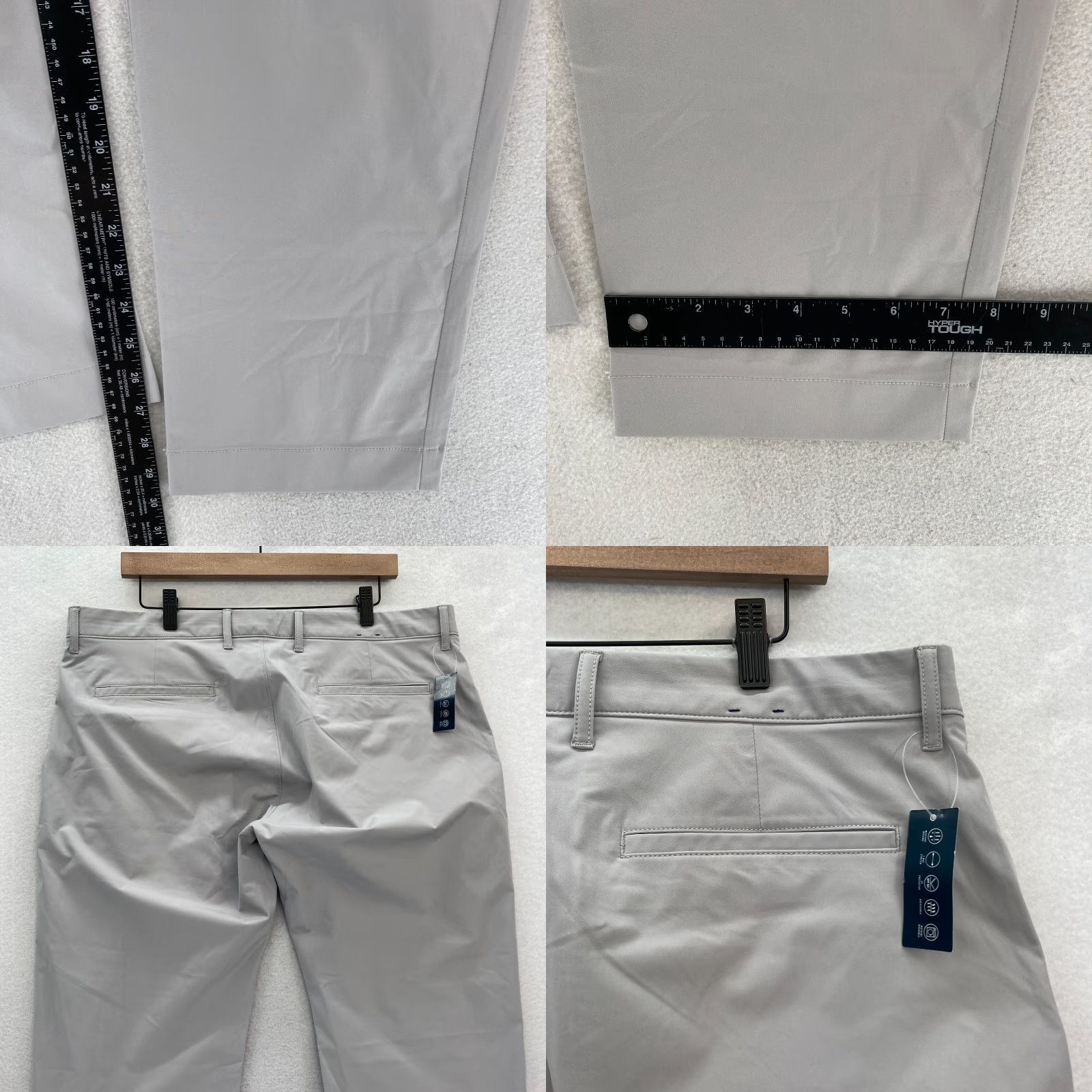 J.Crew J.Crew Flex Tech Pants Mens 36x30 Slim Straight Leg Gray Stretch Lightweight Size US 36 / EU 52 - 9 Thumbnail