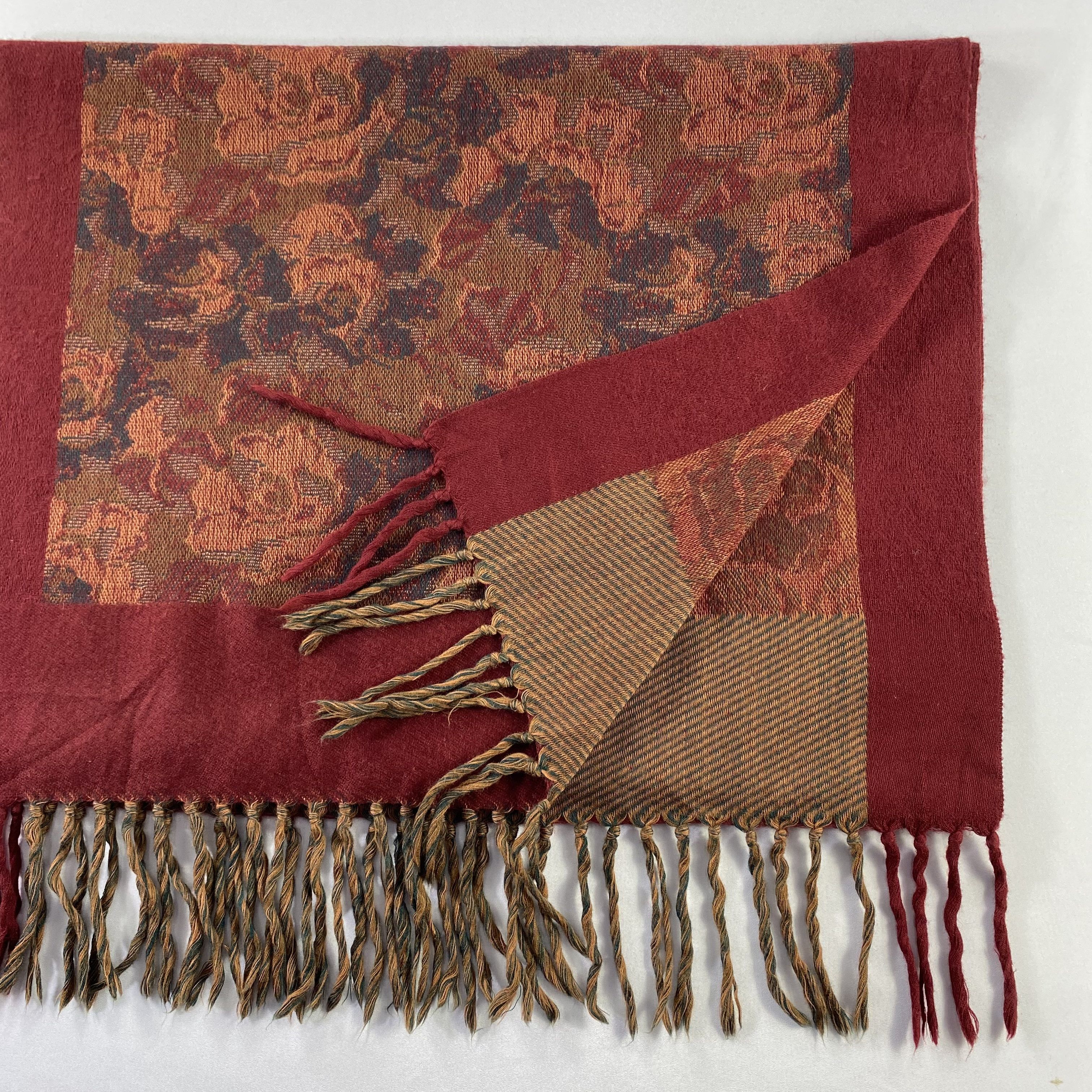 Jean-Louis Scherrer Jean Louis Scherrer Flora Scarf Neck Wrap Big Size Muffler Size ONE SIZE - 4 Thumbnail