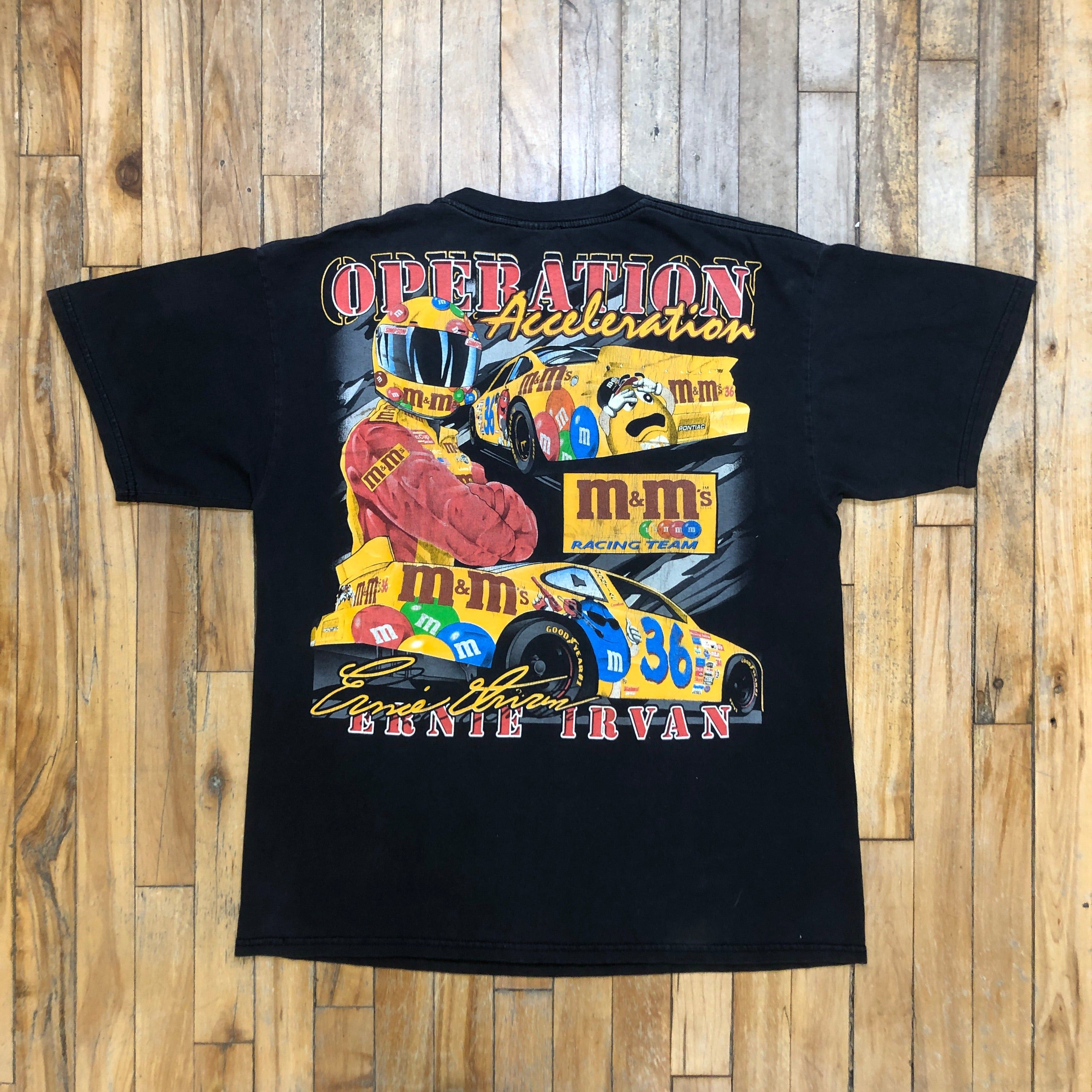 Tultex 1999 Ernie Irvan "Operation Acceleration" M&Ms Pontiac Vintage Graphic T-Shirt Size XL Size US XL / EU 56 / 4 - 4 Thumbnail