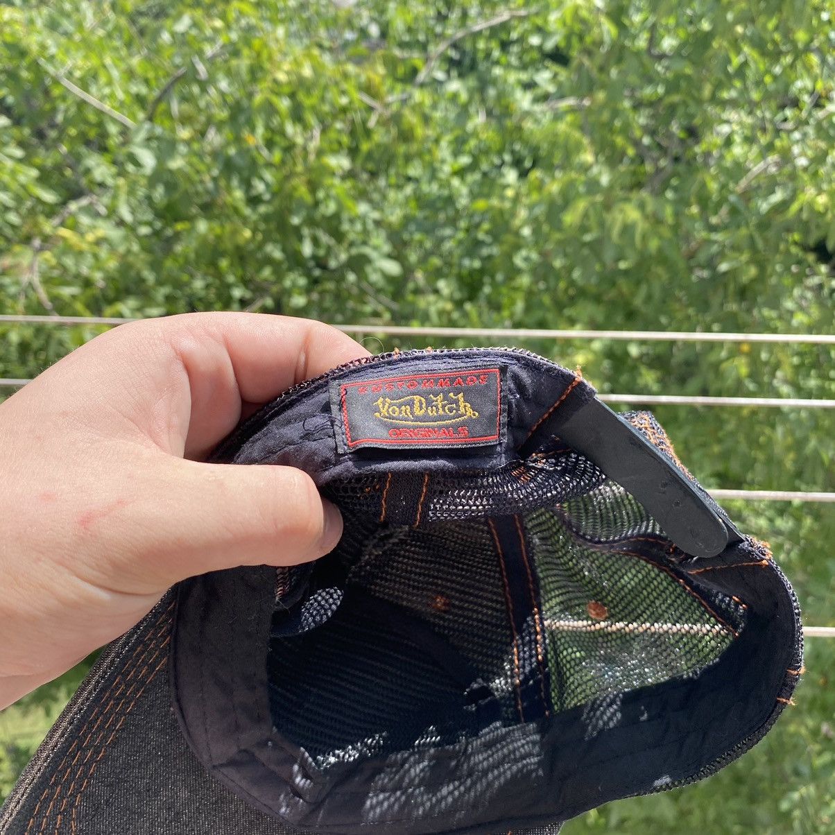 Von Dutch Blue Denim Von Dutch Trucker Hat Size ONE SIZE - 4 Thumbnail