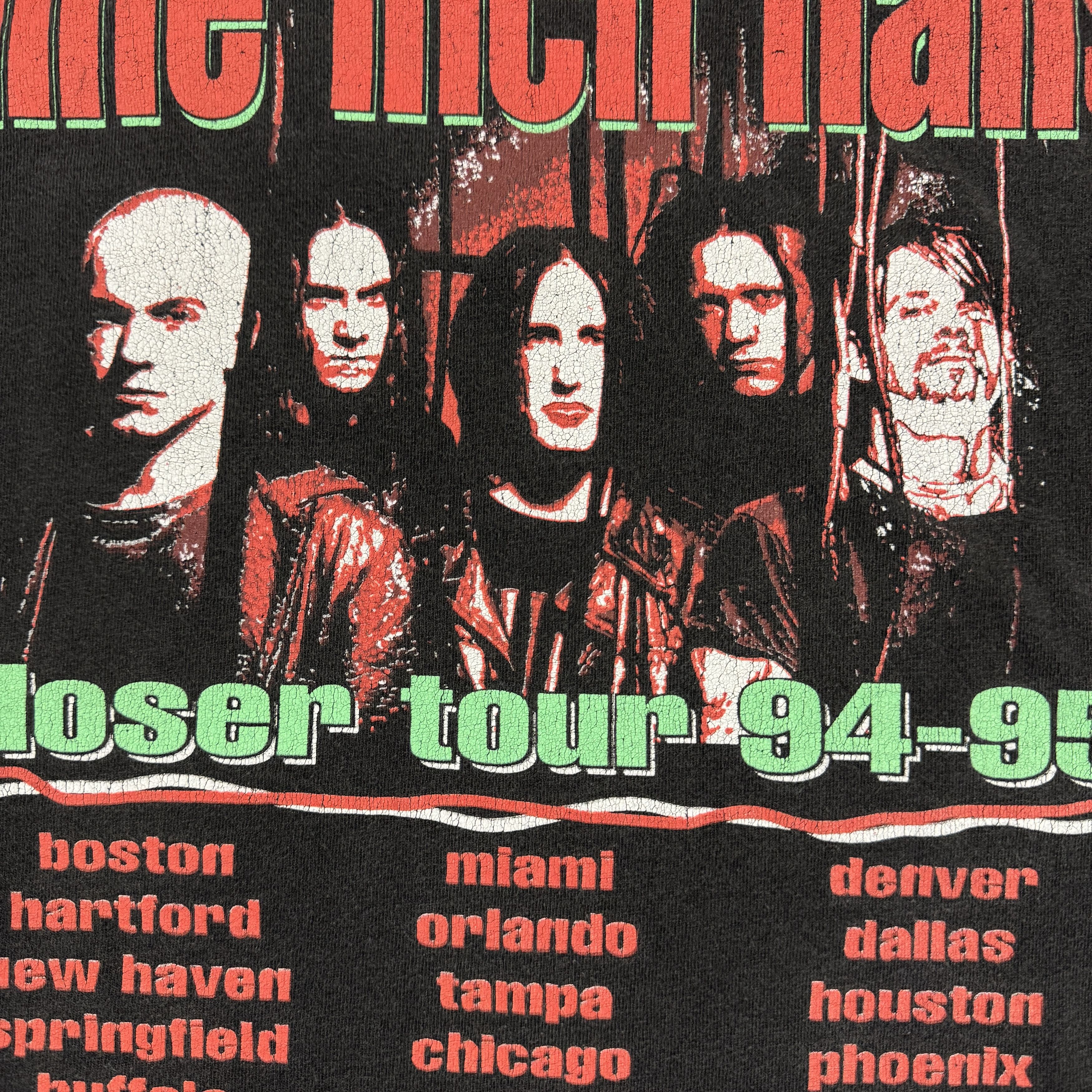 Band Tees Vintage 90s Nine Inch Nails Closer Tour Shirt Size US XL / EU 56 / 4 - 9 Thumbnail