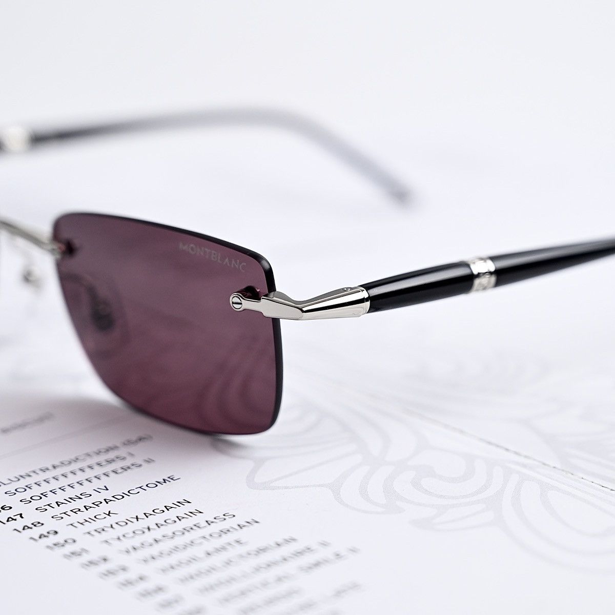 Montblanc MONTBLANC MB0344S SUNGLASSES Size ONE SIZE - 3 Thumbnail