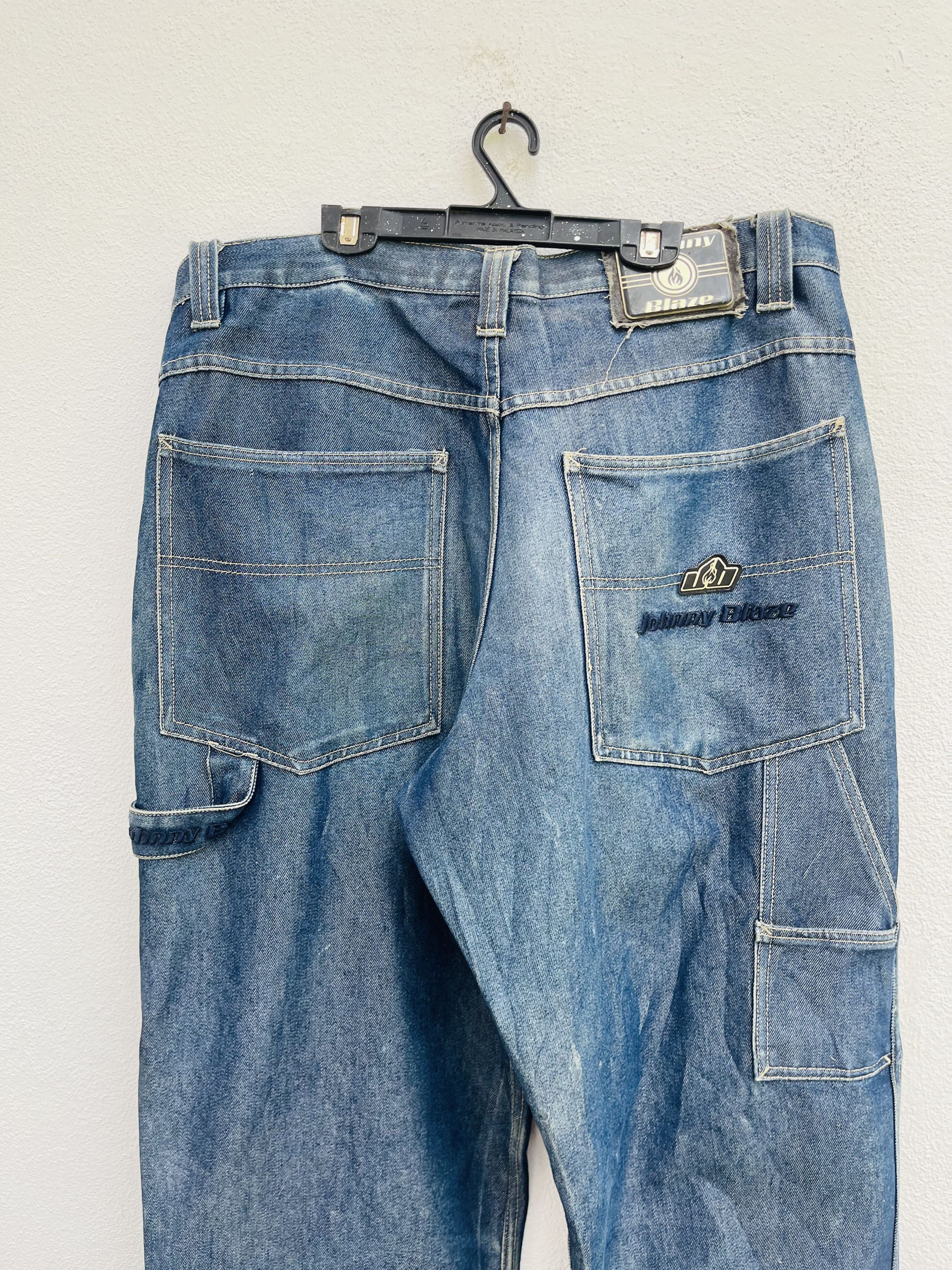 Japanese Brand × Vintage Vintage Johnny Blaze Hip Hop Streetwear Fashion Style Size US 36 / EU 52 - 9 Thumbnail