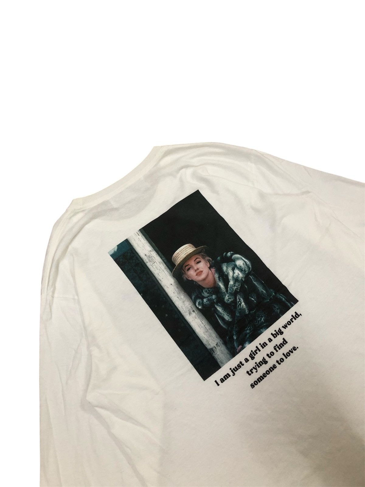 Vintage Vintage y2k Marily Monroe Graphic Long Sleeve Tee Size US L / EU 52-54 / 3 - 5 Thumbnail