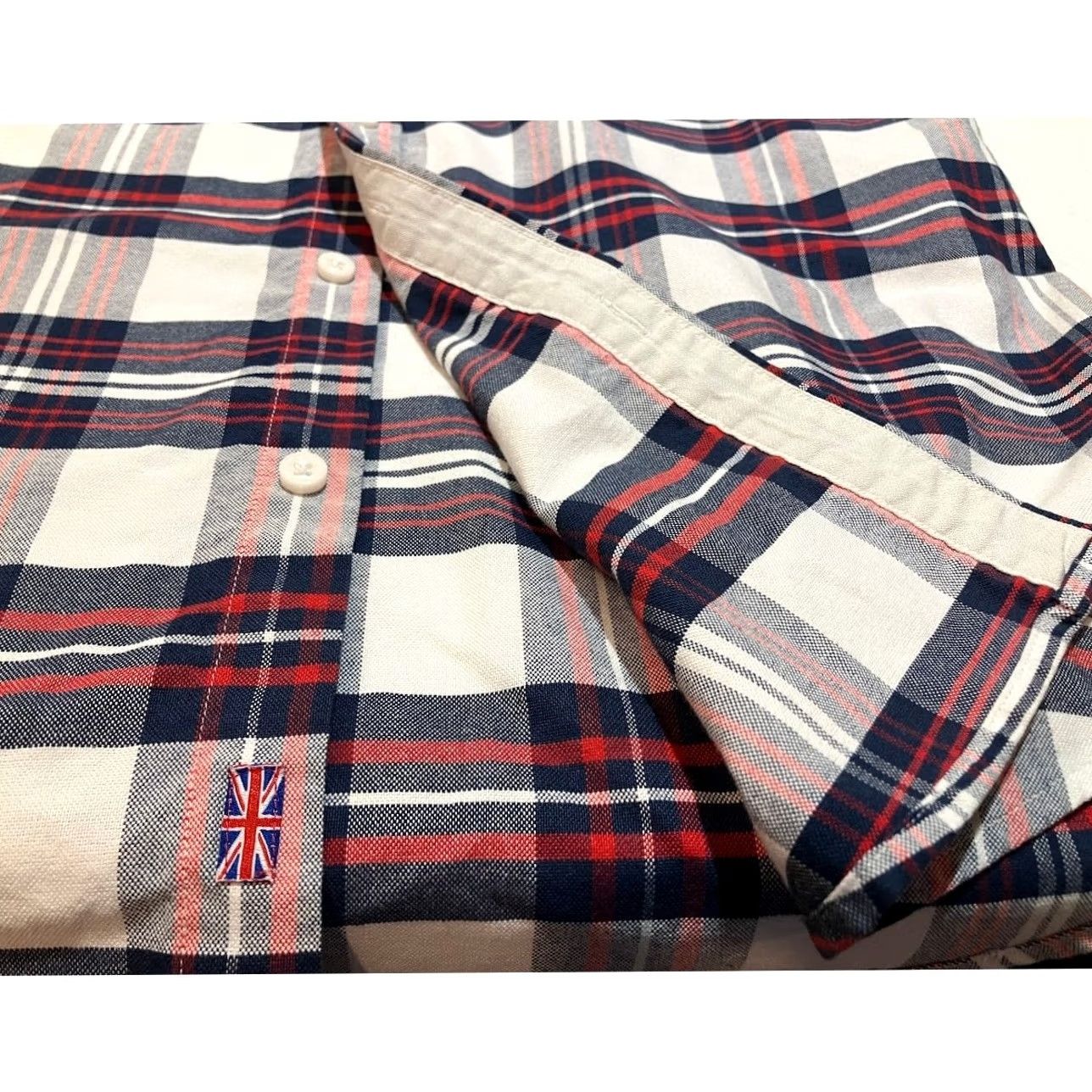 Vintage Thomas Payne London Navy White Plaid Long Sleeve Button Down Shirt Men L Size Size US L / EU 52-54 / 3 - 6 Thumbnail