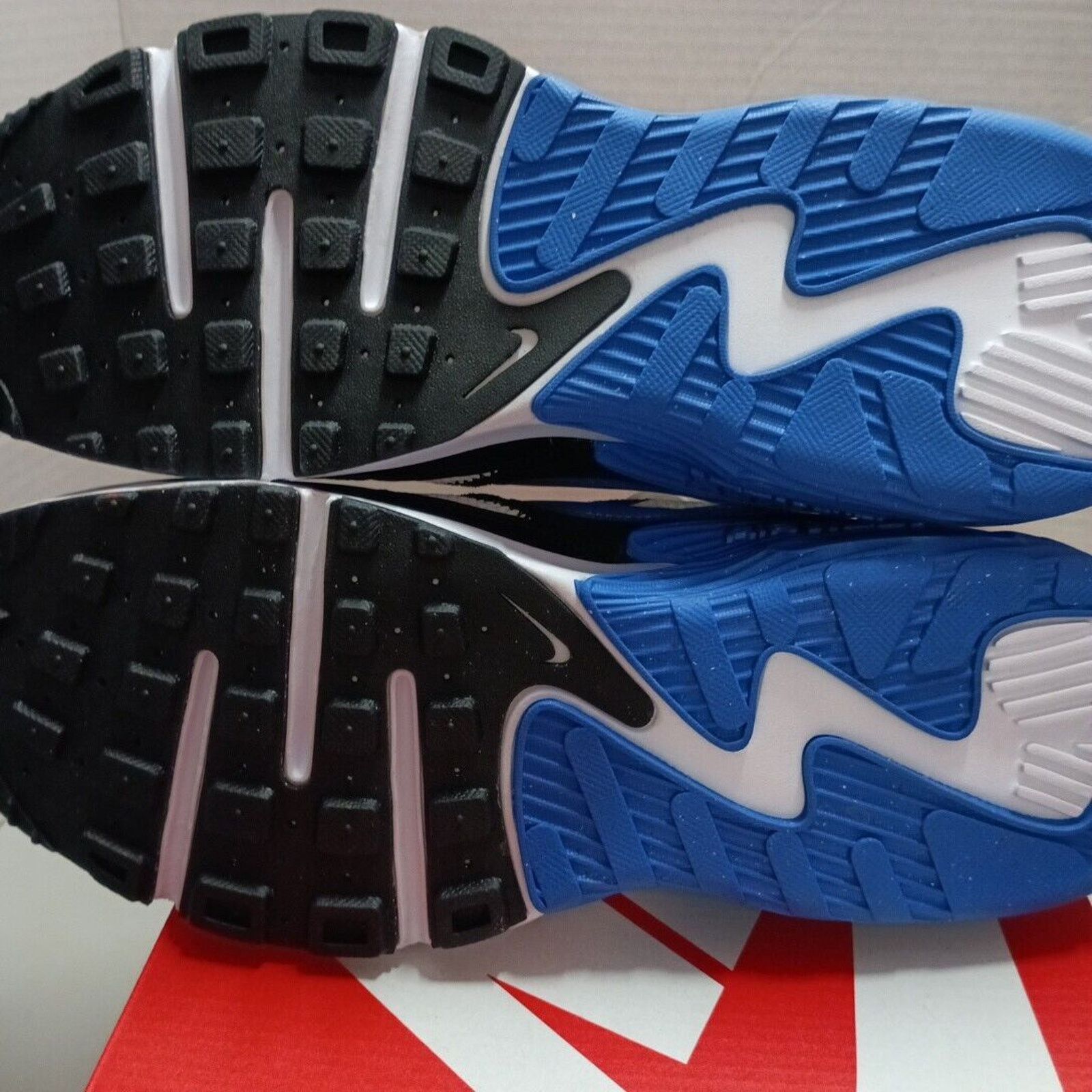 Nike Men's 10.5 Air Max Excee Black Game Royal White Shoes