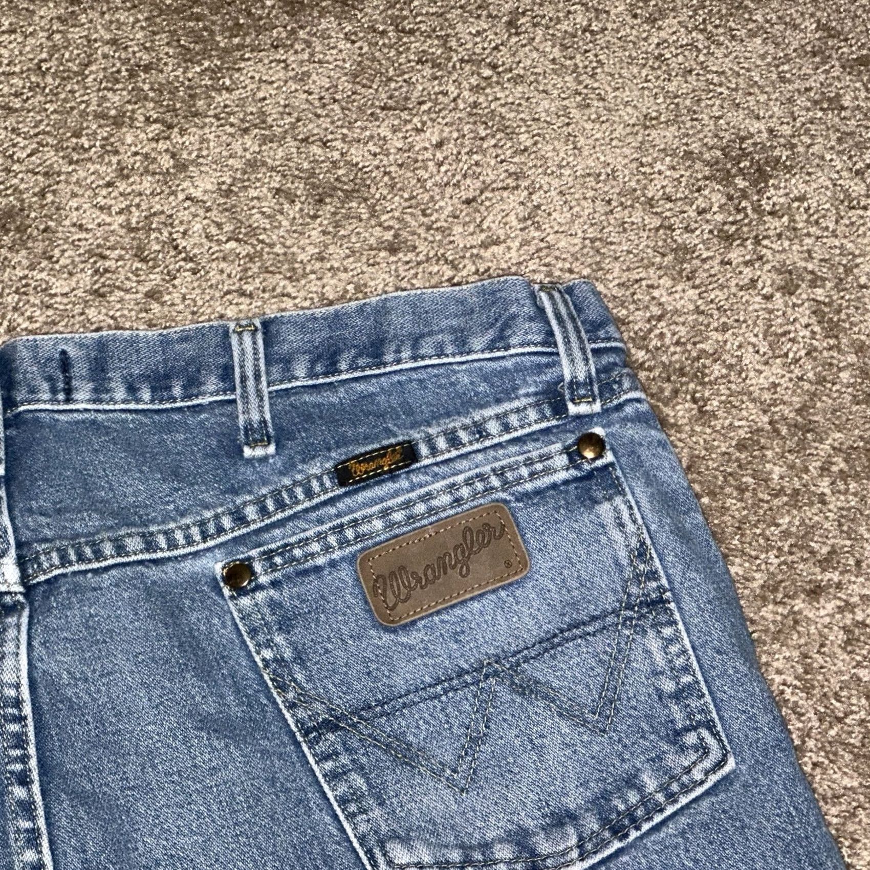 Wrangler Wrangler George Strait Collection Cowboy Jeans 40x32 Boot Cut Denim Blue Mens Size US 40 / EU 56 - 7 Thumbnail