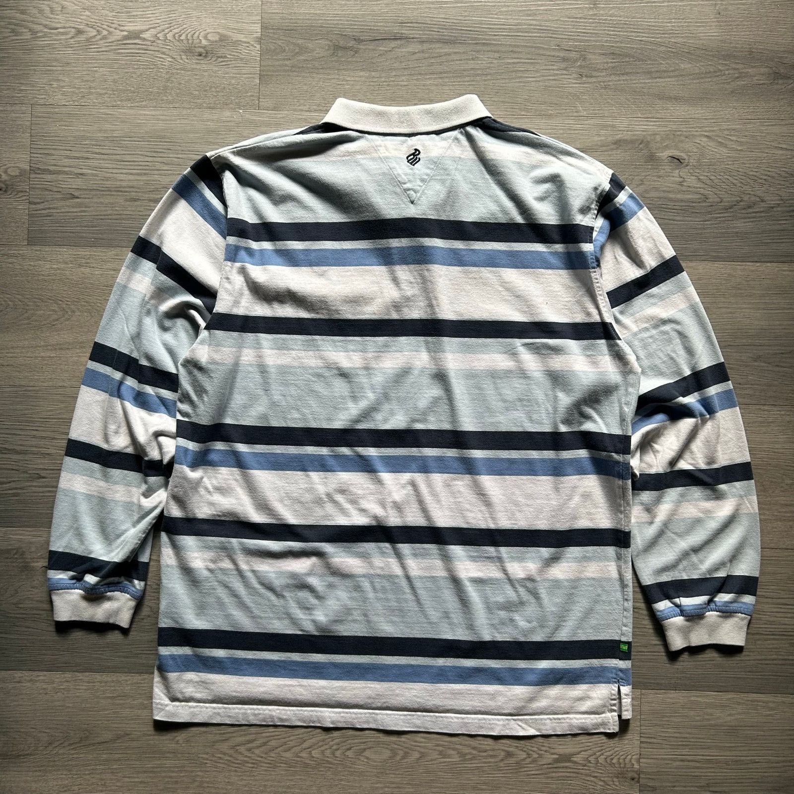 Rocawear Vintage y2k Rocawear Long Sleeve Striped Polo rugby Shirt Size US XL / EU 56 / 4 - 8 Thumbnail