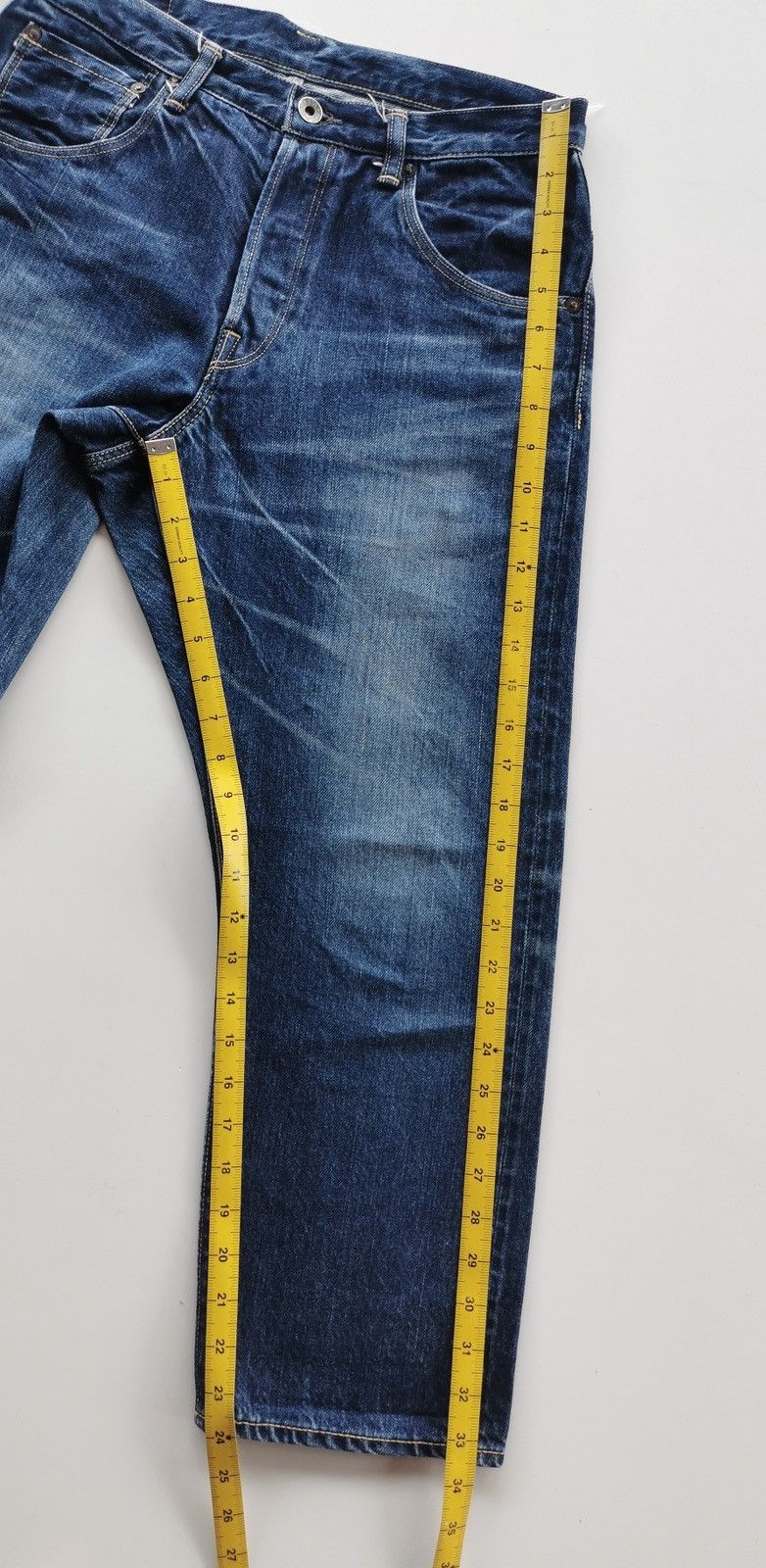 Self Edge Dmg Selvedge Cropped Denim Size US 29 - 14 Thumbnail