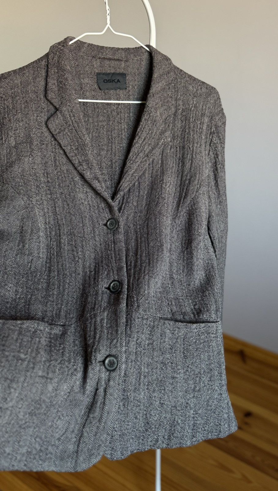 OSKA Oska Avant Garde Wool Blazer Coat 3 Women Size M / US 6-8 / IT 42-44 - 6 Thumbnail