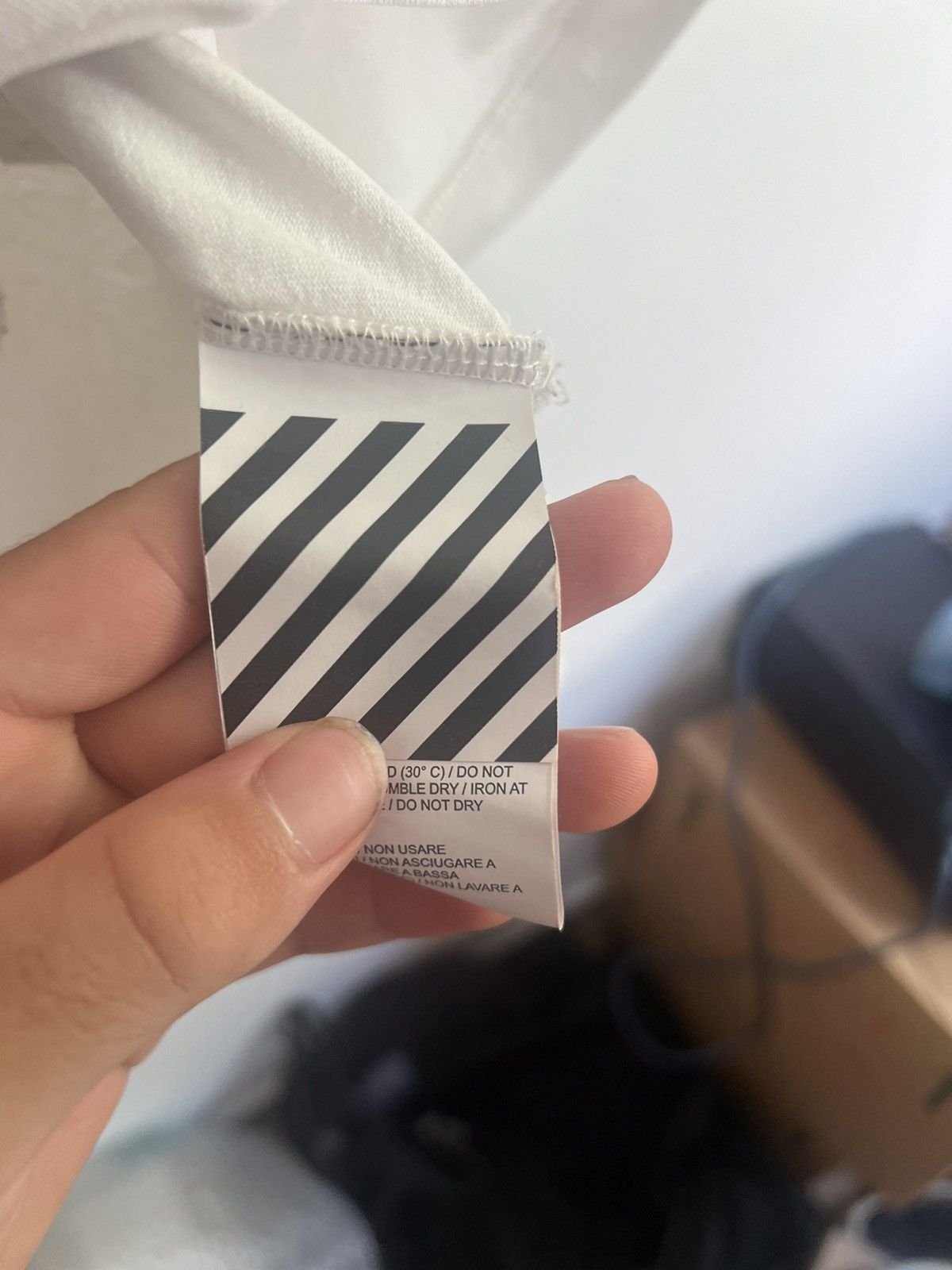 Off-White Off white wings logo TEE Size US S / EU 44-46 / 1 - 7 Thumbnail