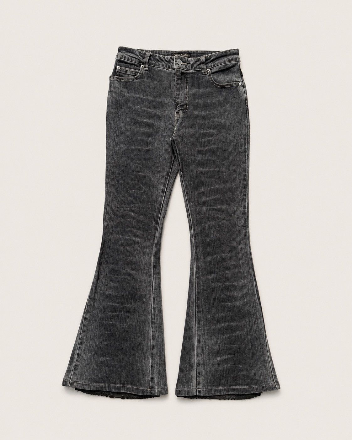 Japanese Brand Daily Topics lace up flare jeans Size US 26 / EU 42 - 1 Thumbnail
