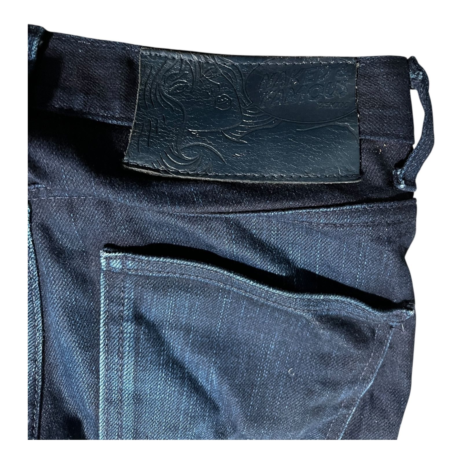 Naked & Famous Naked And Famous Skinny Guy Indigo Selvedge Jeans 29 x 34 Size US 29 - 3 Thumbnail