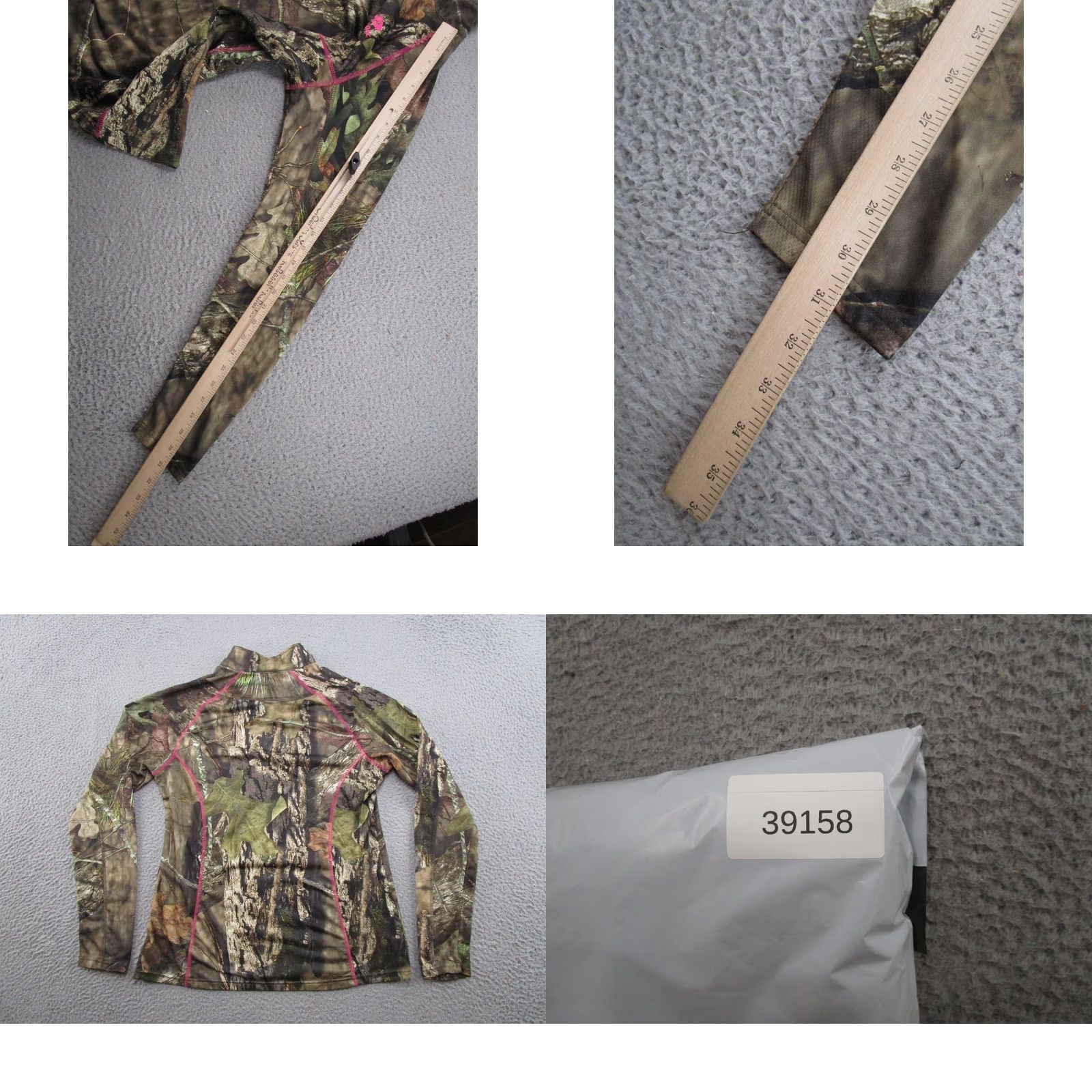 Vintage Mossy Oak BREAK-UP Camo Pullover Lightweight Jacket Women's L 1/4 Zip Green Camouflage 1/4 Zip Jacket Womens L Mossy Oak Break-Up Camo Shirt? Size L / US 10 / IT 46 - 8 Thumbnail
