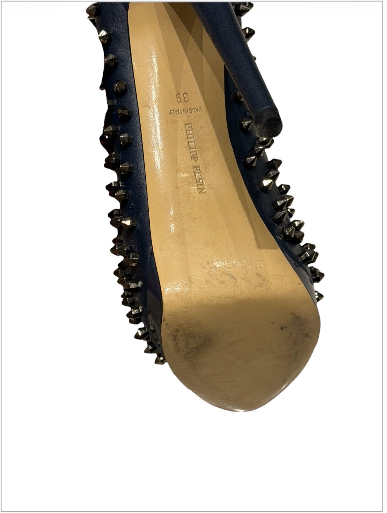 Philipp Plein Philipp Plein Studded Platform Heels – Black – New Size US 9 / IT 39 - 6 Thumbnail
