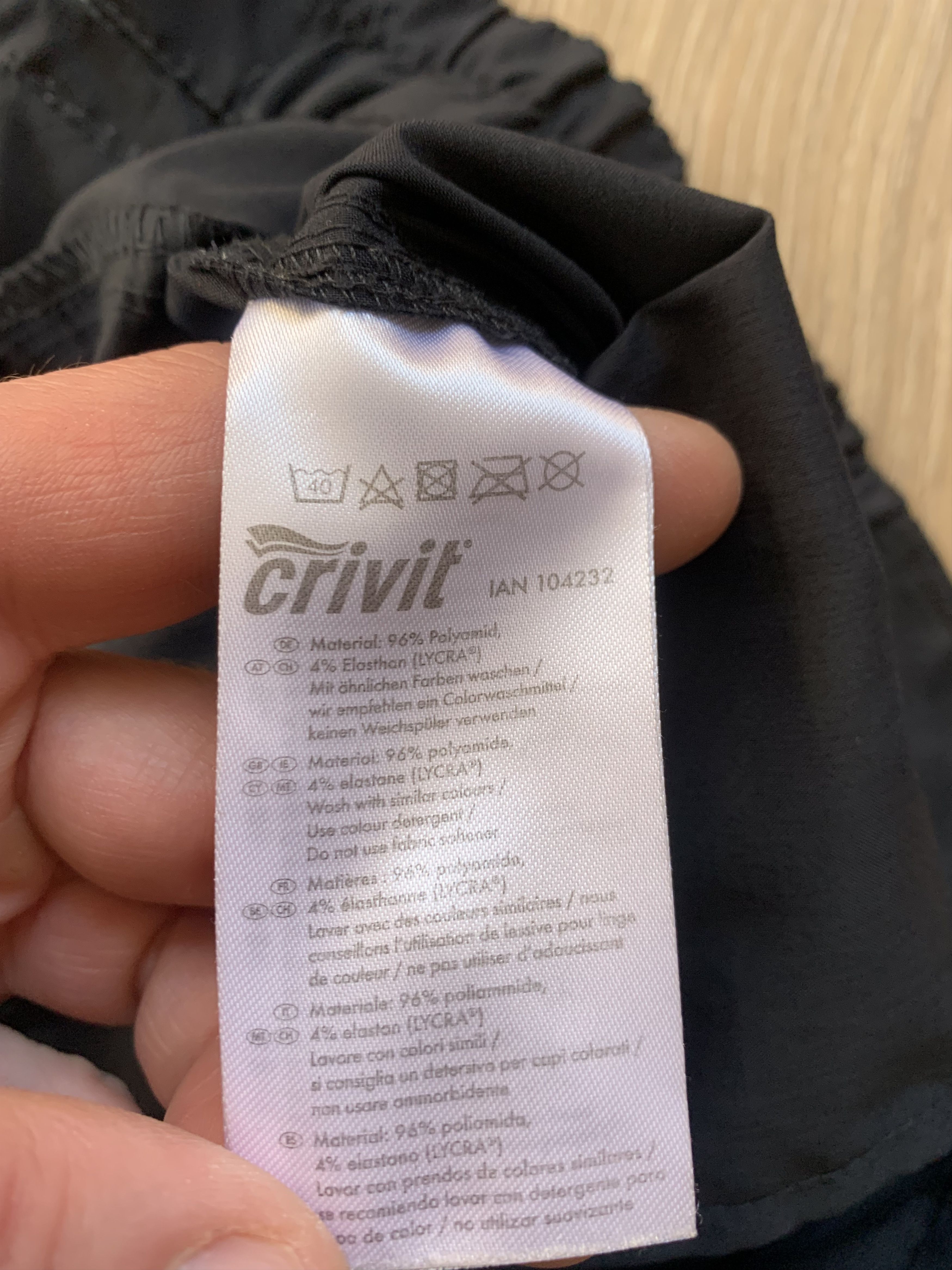 Other Crivit Sports Pro Trek Women’s Black Trekking Pants Size 32" / US 10 / IT 46 - 9 Thumbnail