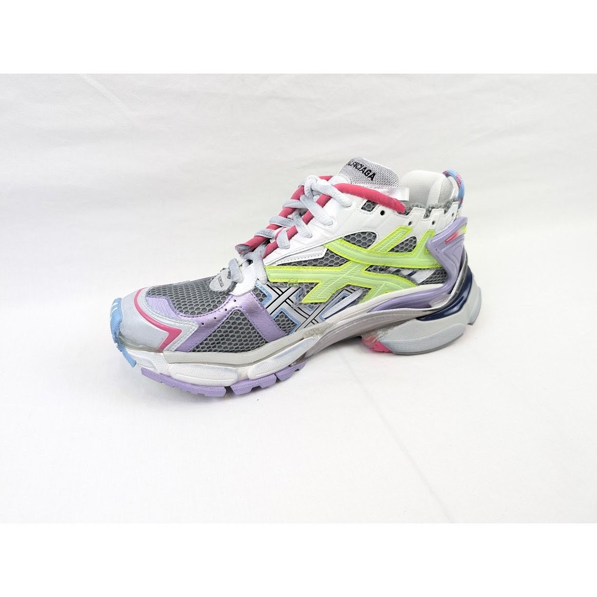 Balenciaga o1rshd1 Fluo Upper/ Mesh Runners in Multicolor Size US 11 / EU 44 - 9 Thumbnail